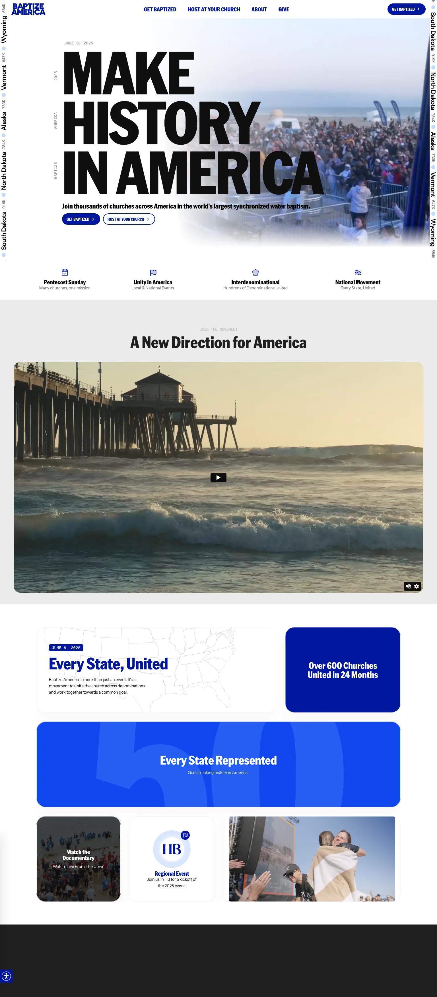 Baptize California screenshot