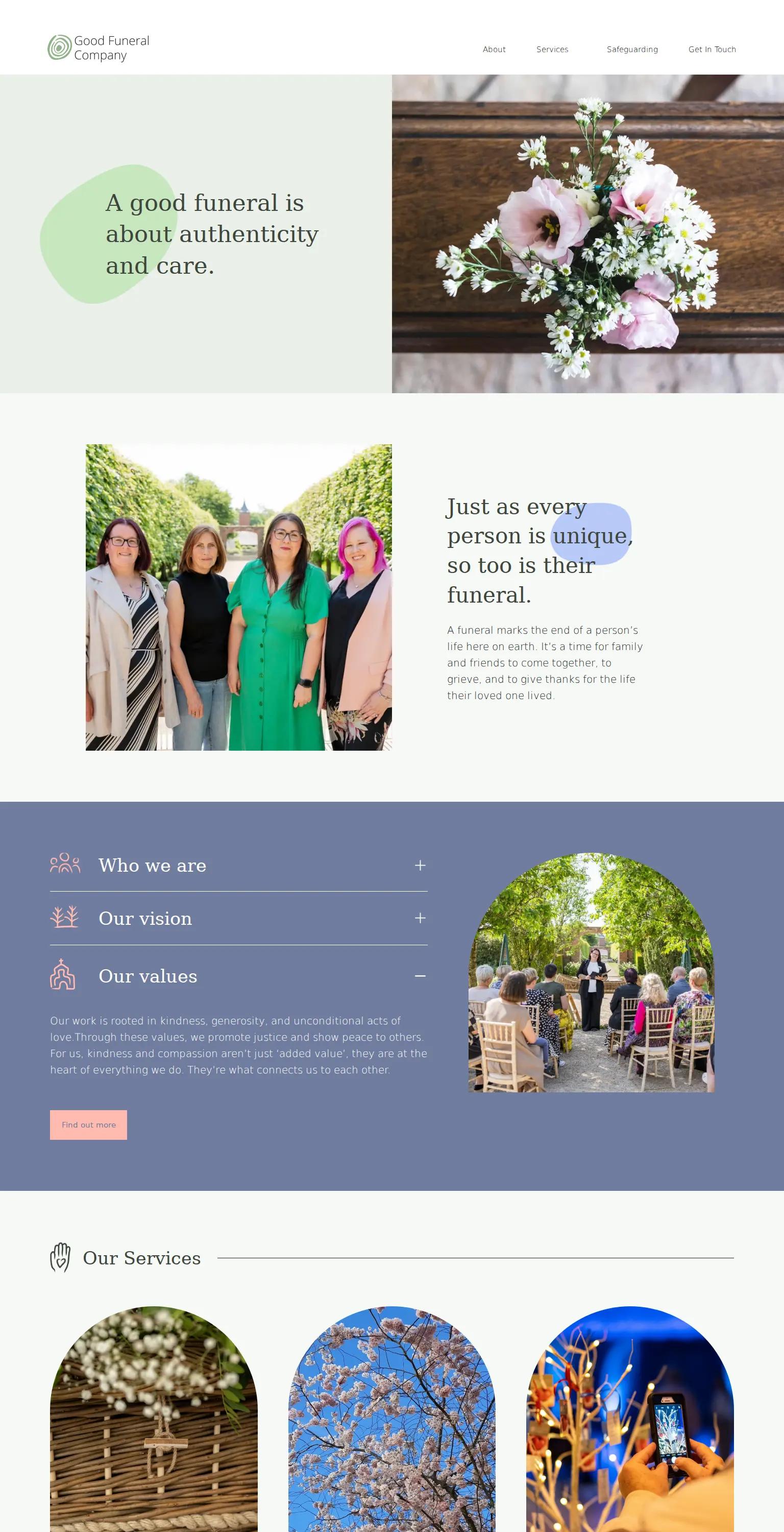 Good Funeral Company screenshot