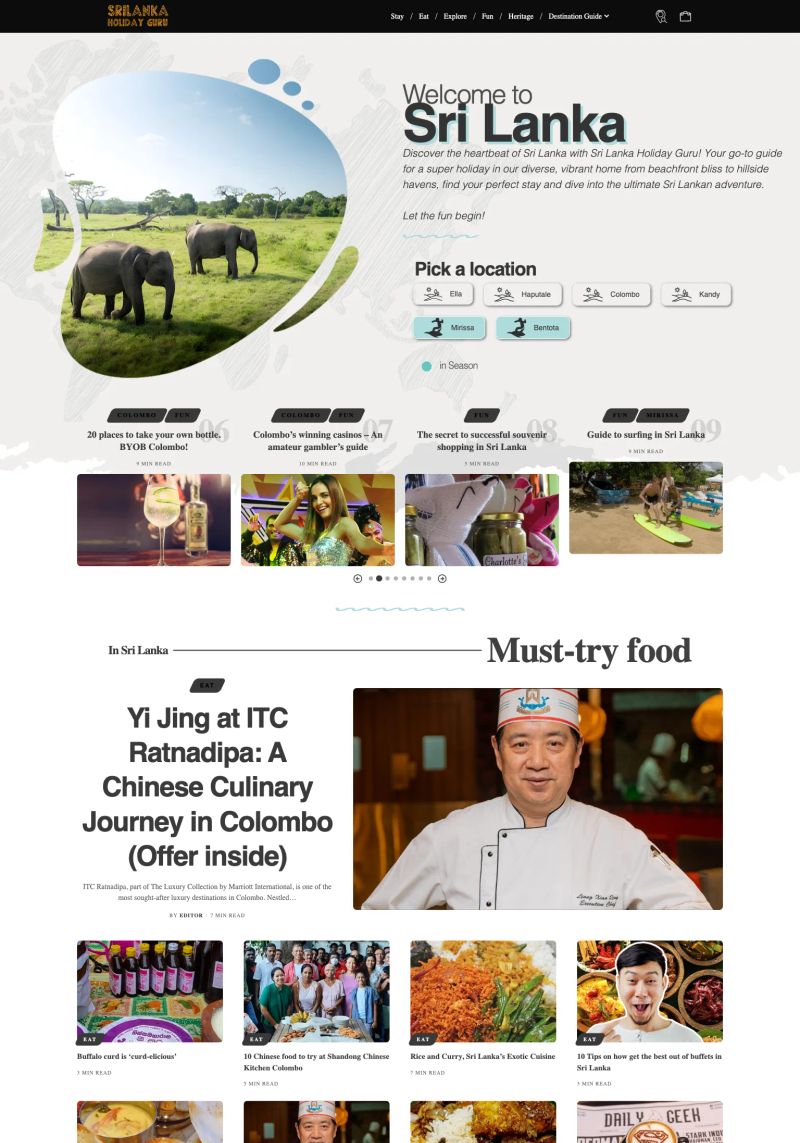 Sri Lanka Holiday Guru screenshot