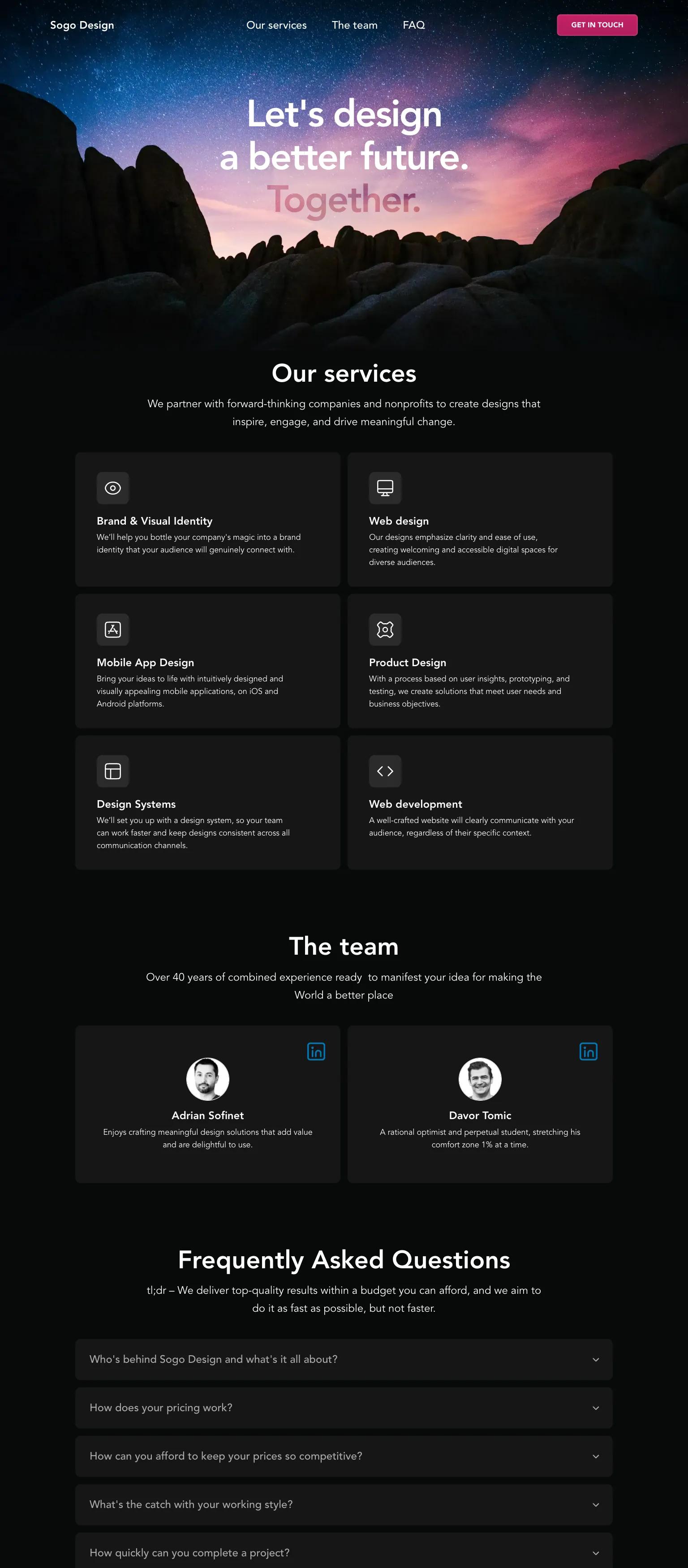 Sogo Design screenshot