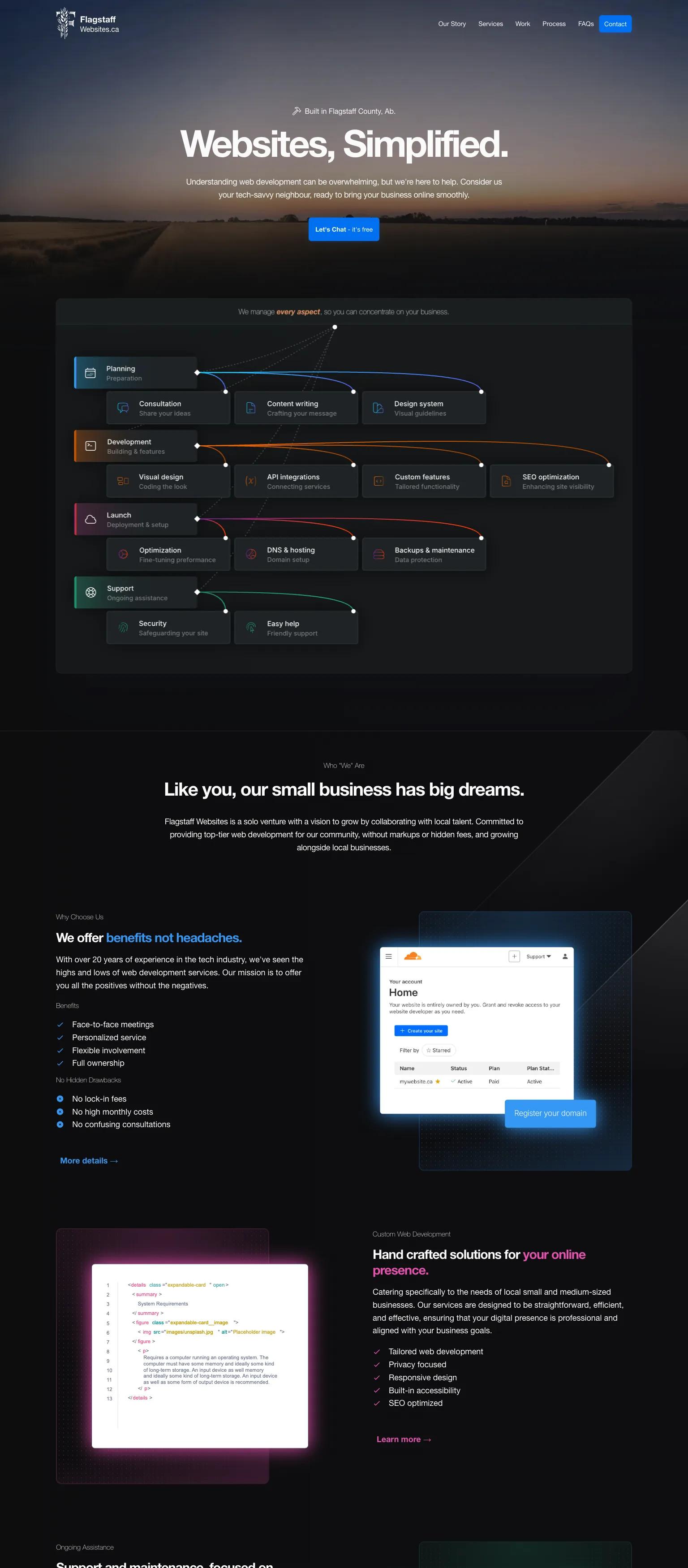 Flagstaff Websites screenshot