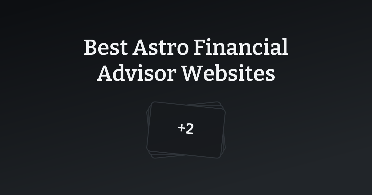 Best Astro Financial Advisor Websites with count