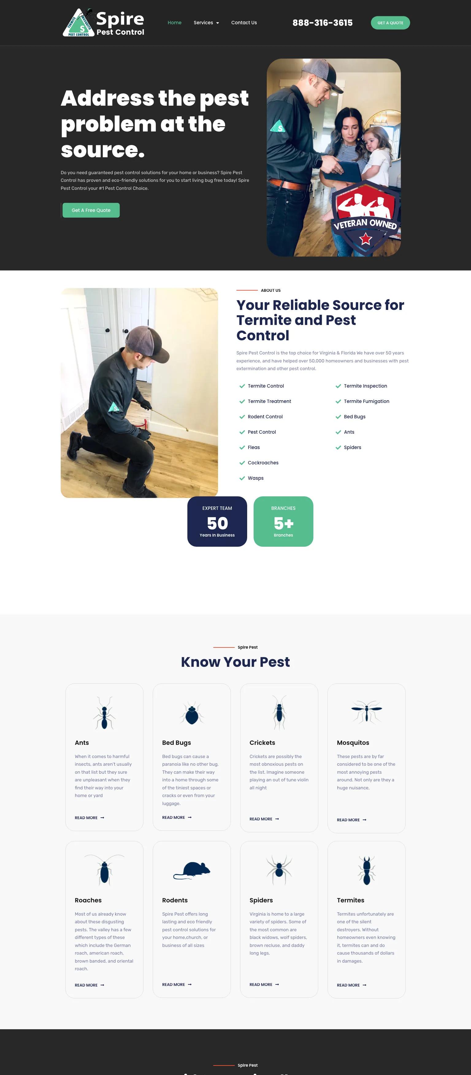 Spire Pest Control screenshot