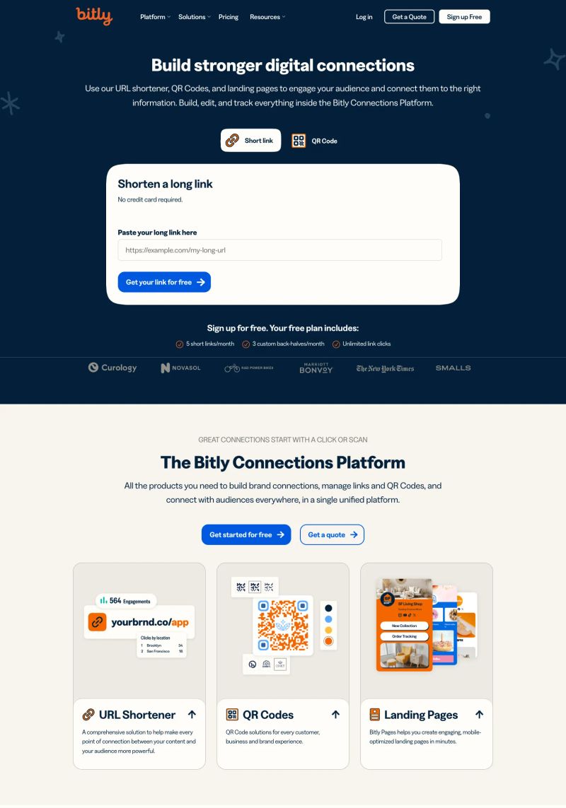 Bitly screenshot