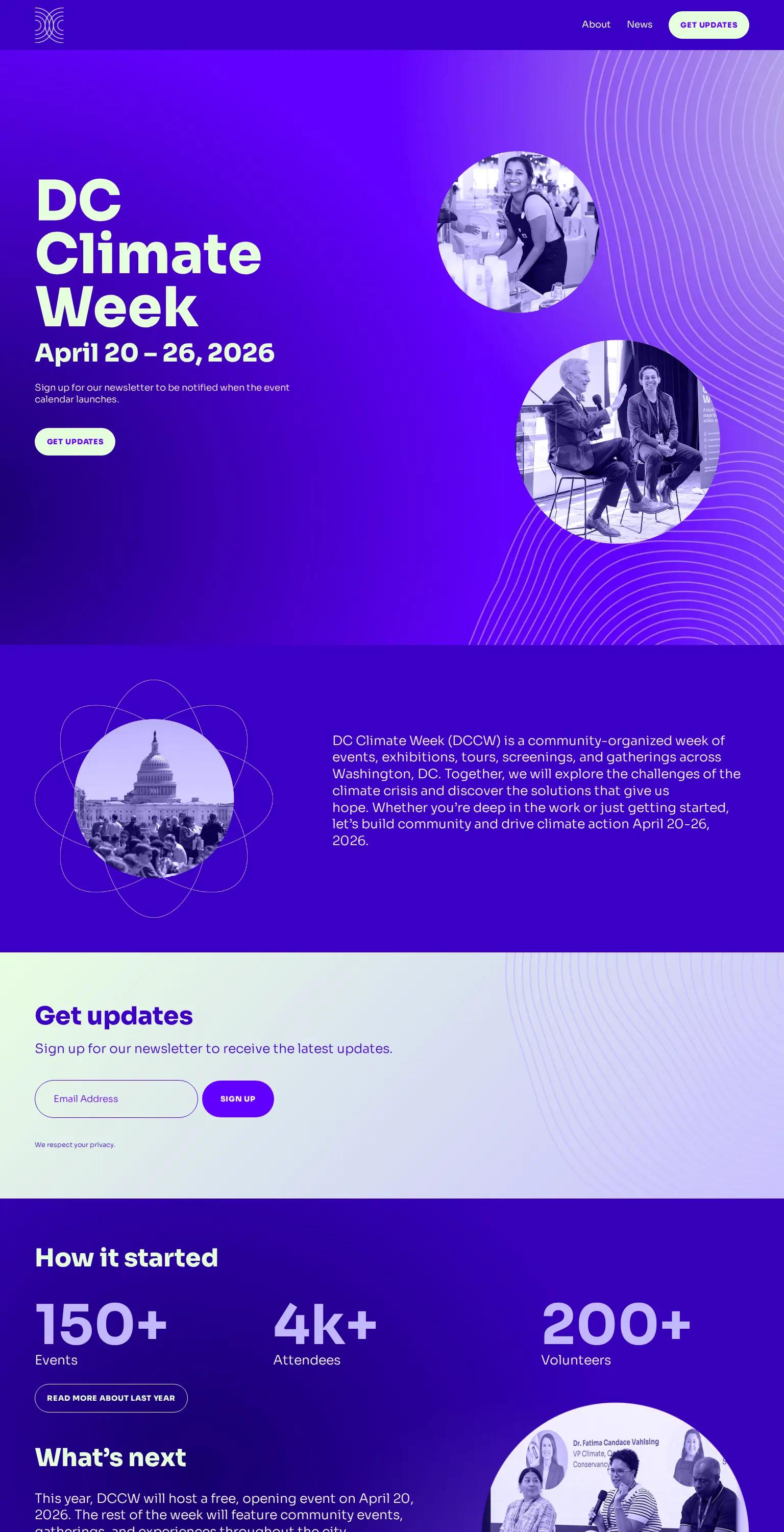 DC Climate Week screenshot