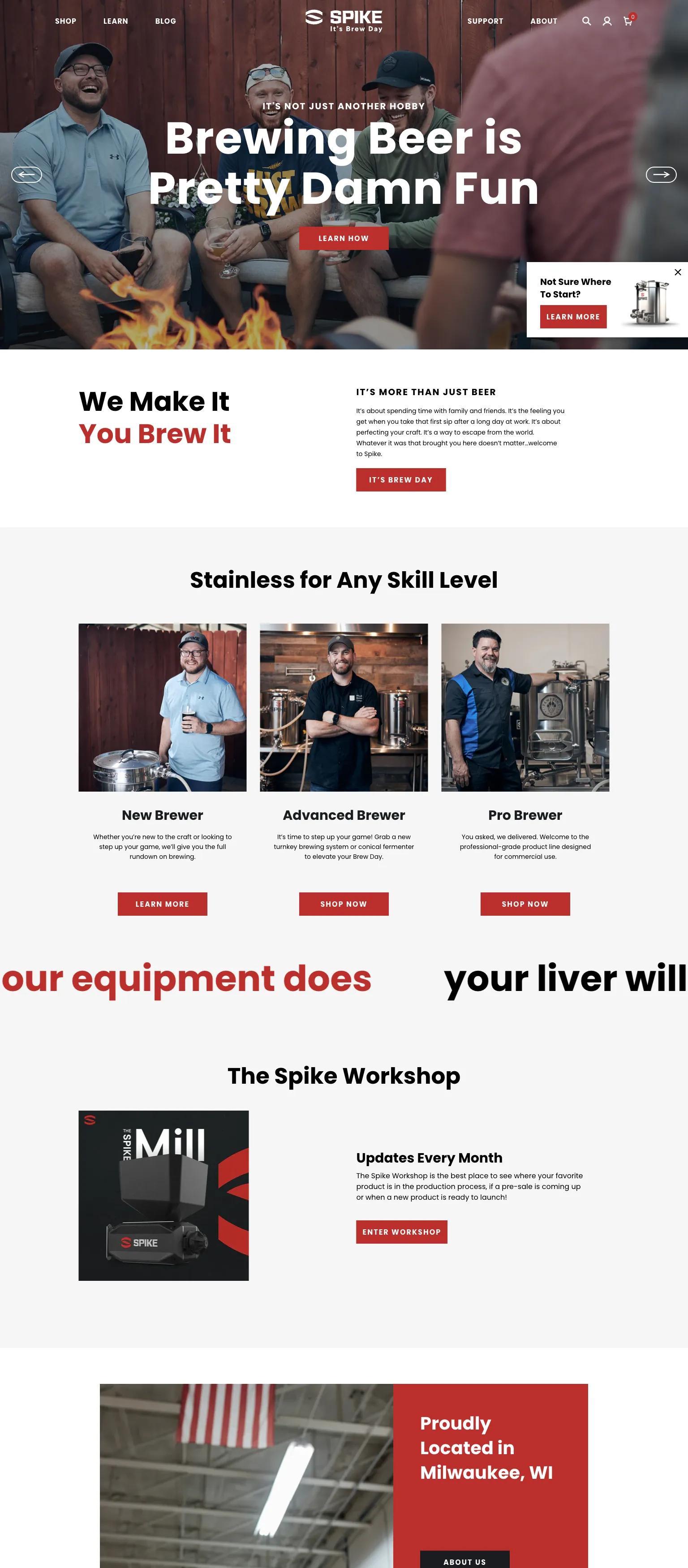 Spike Brewing screenshot