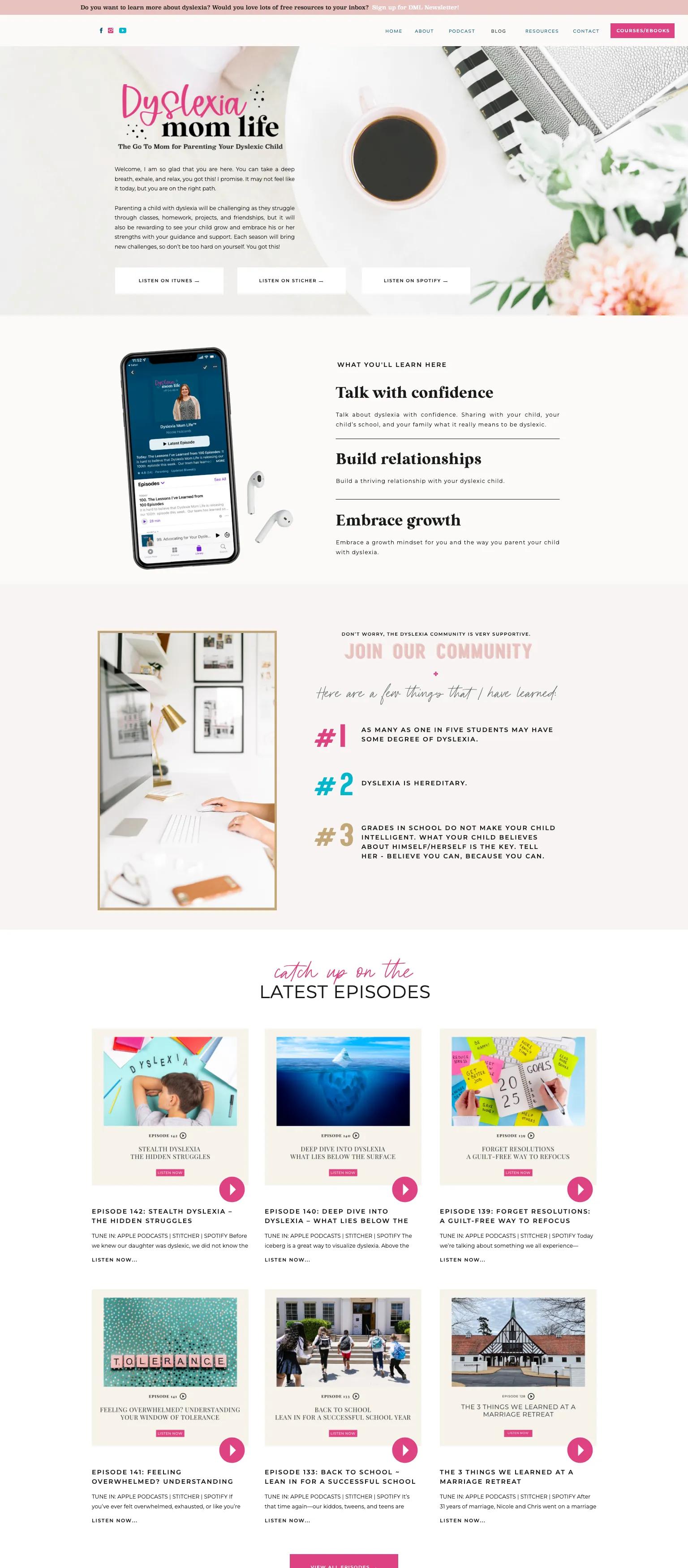 Dyslexia Mom Life screenshot