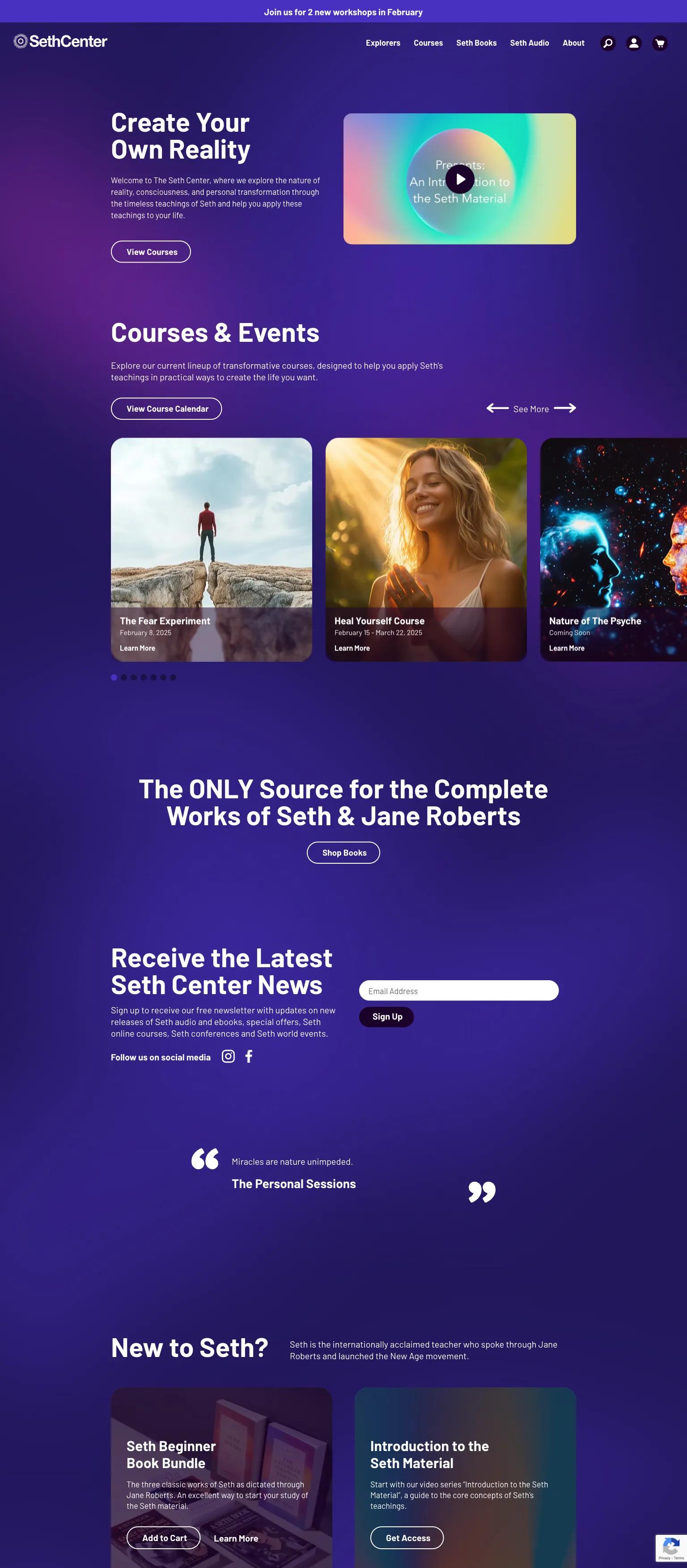 Seth Center screenshot