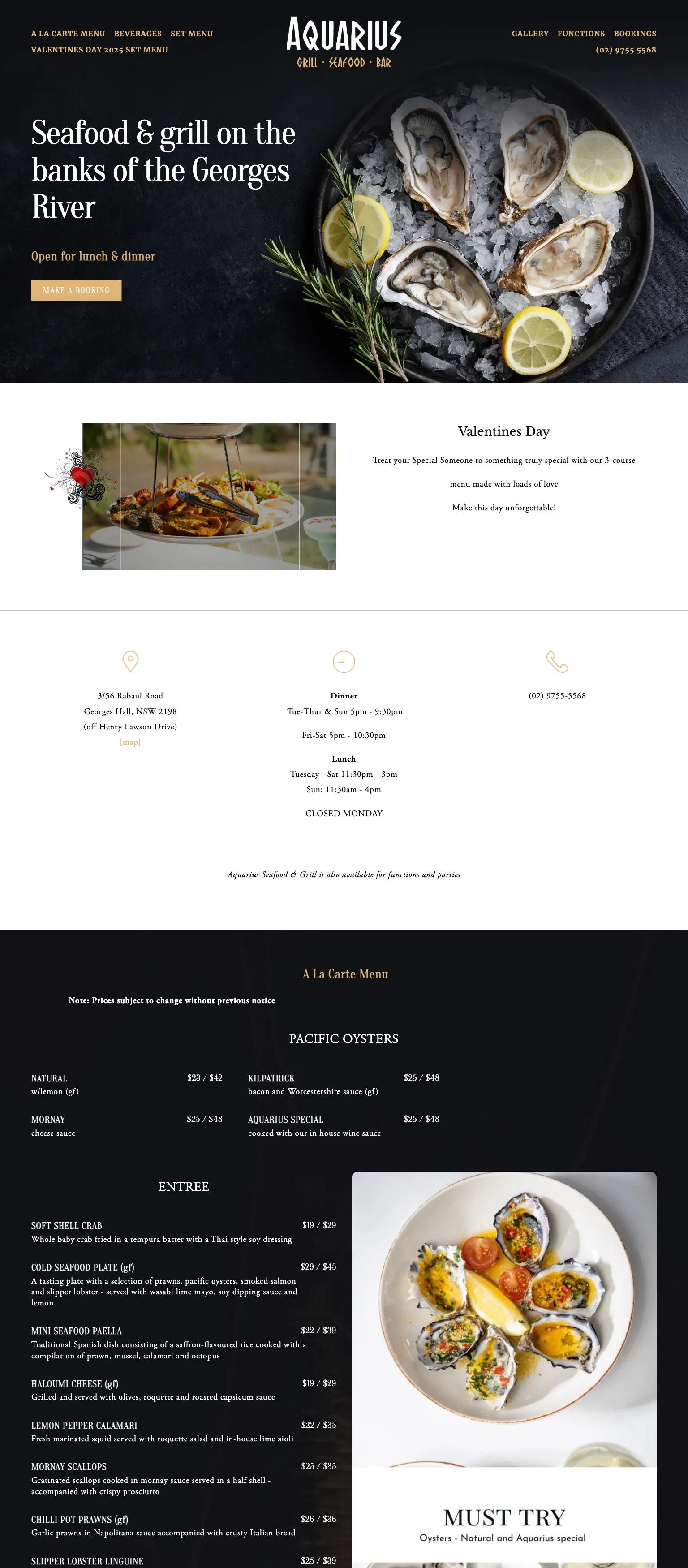 Aquarius Seafood Restaurant screenshot