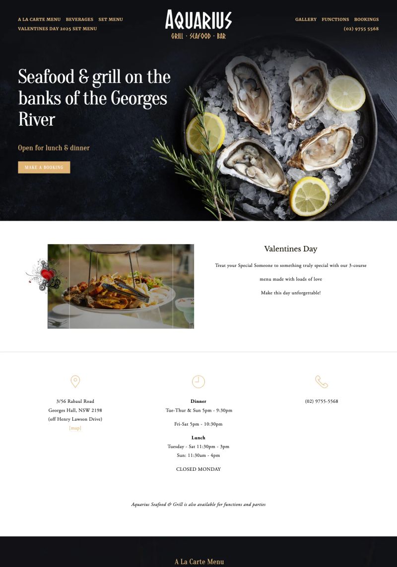 Aquarius Seafood Restaurant screenshot