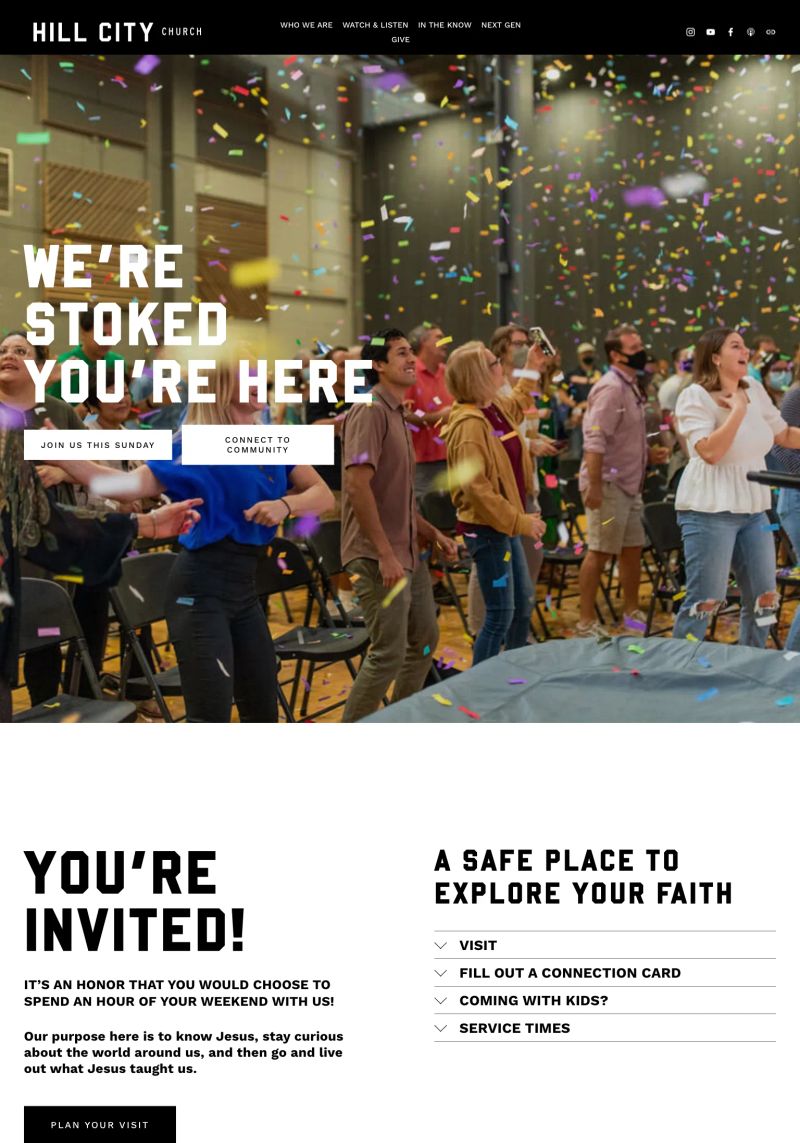Hill City Church screenshot