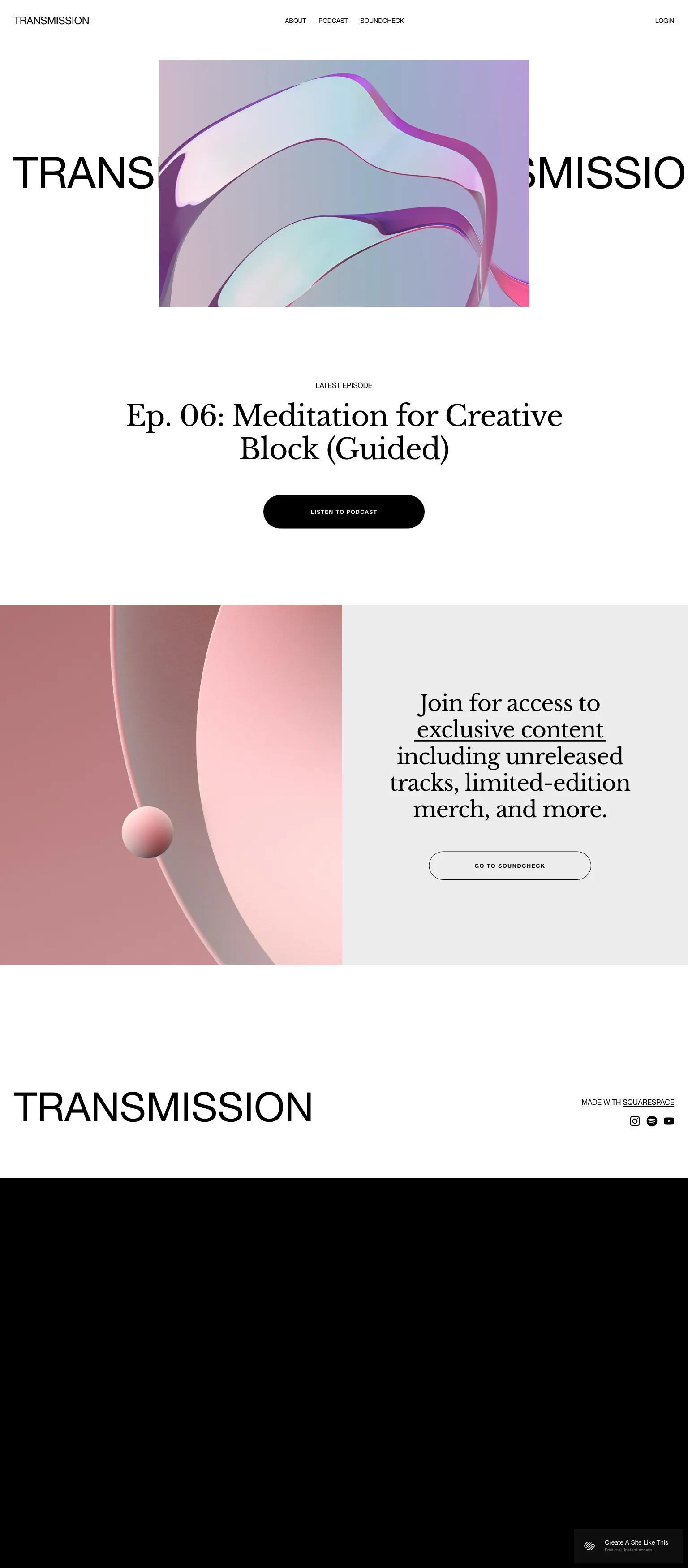 Transmission screenshot