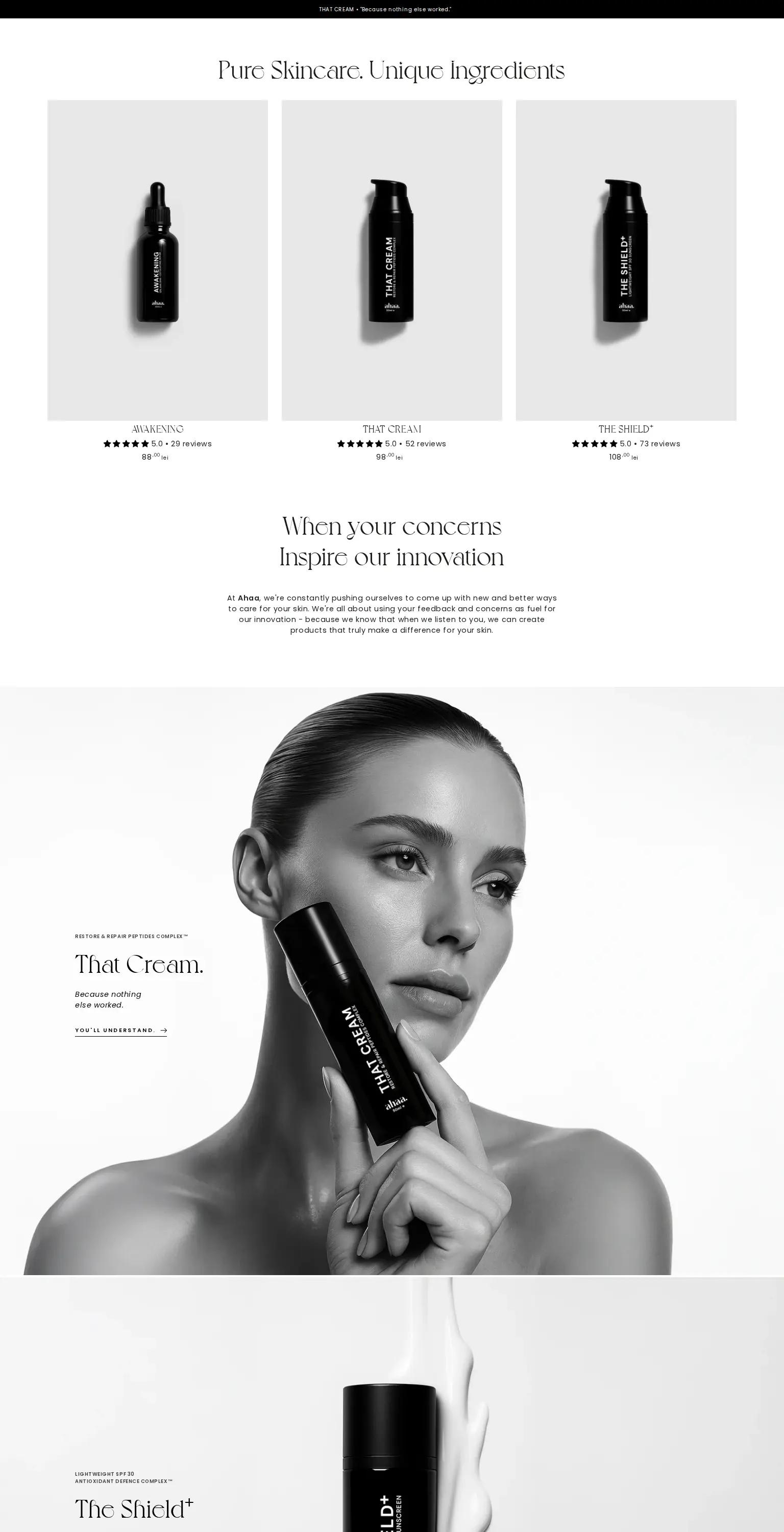 Ahaa® Skincare screenshot