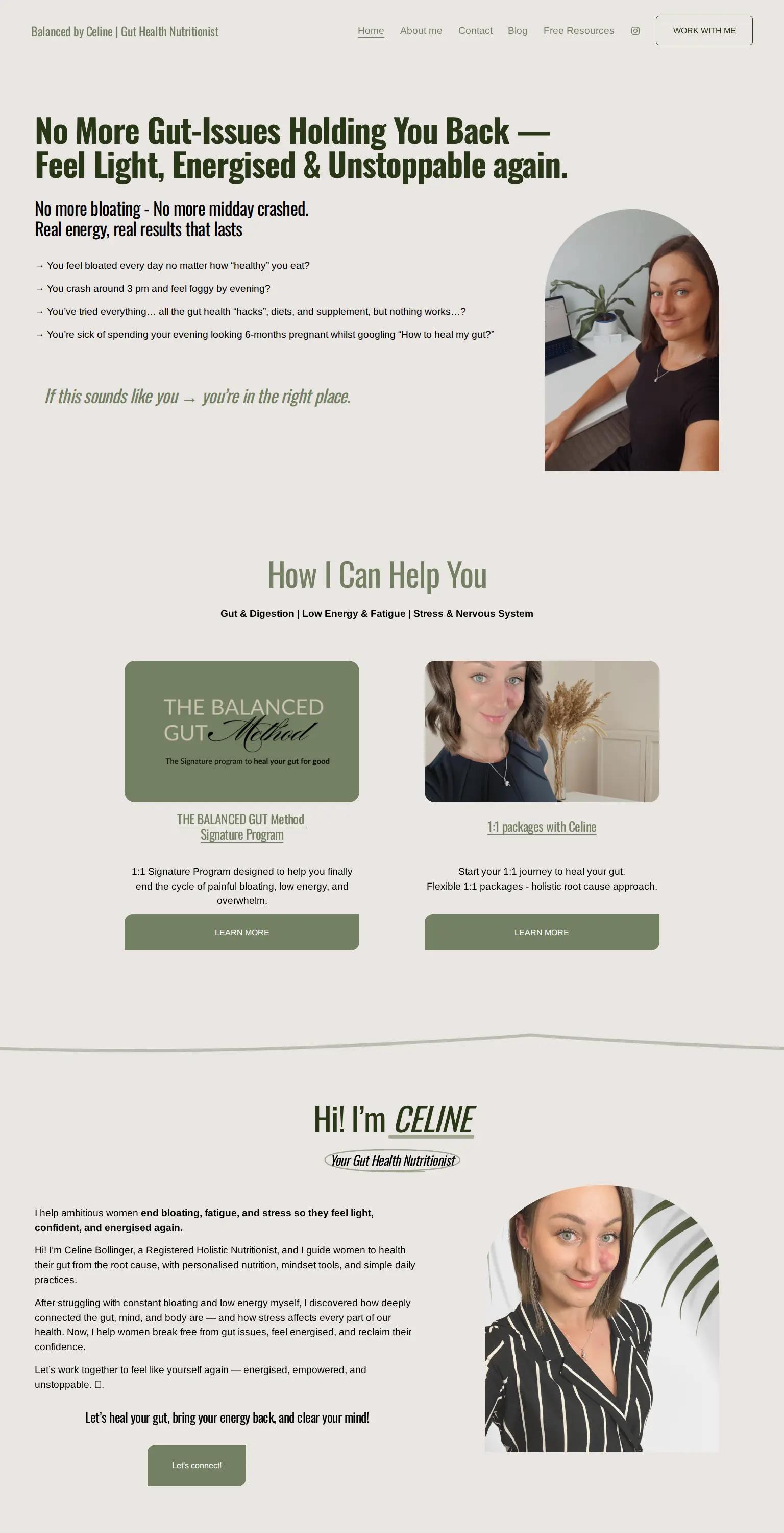 Balanced by Celine screenshot