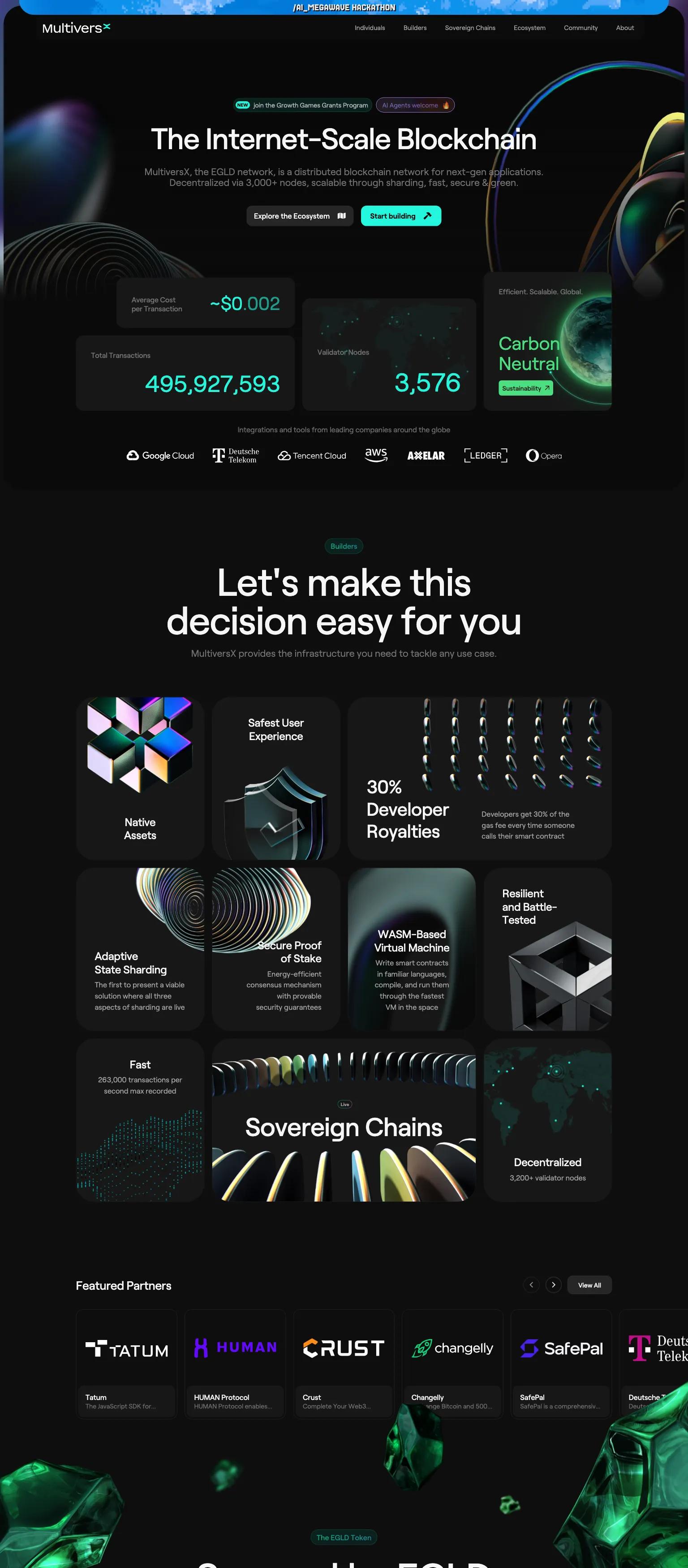 MultiversX screenshot