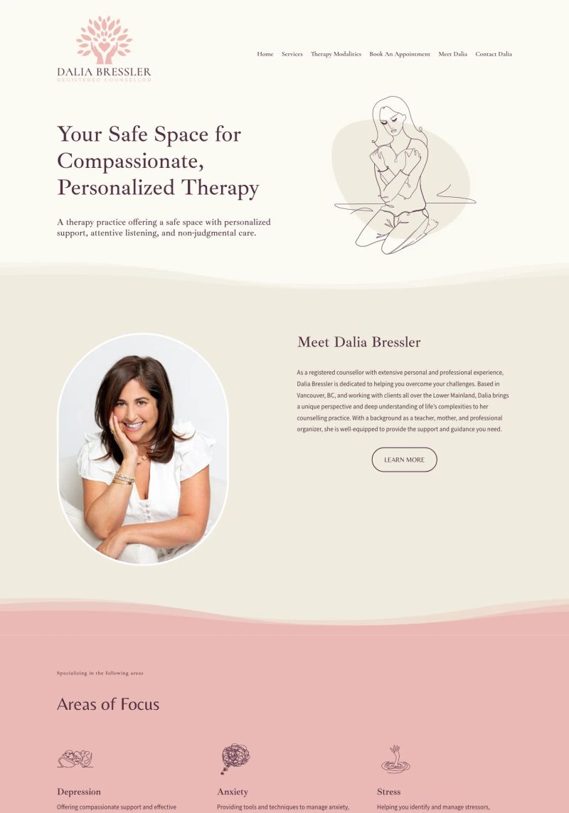 Dalia Bressler Counselling screenshot