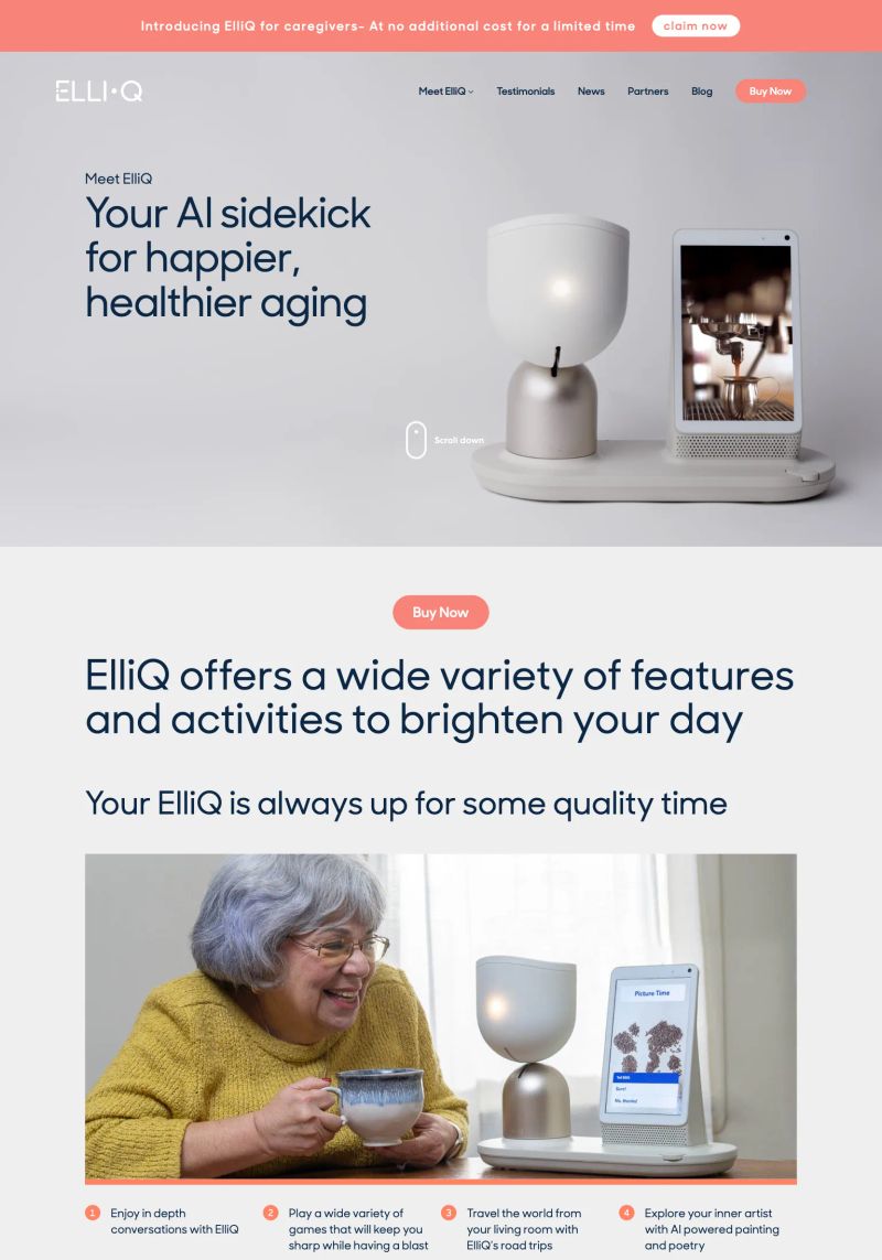ElliQ screenshot