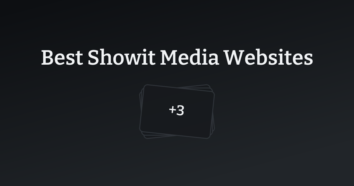 Best Showit Media Websites with count