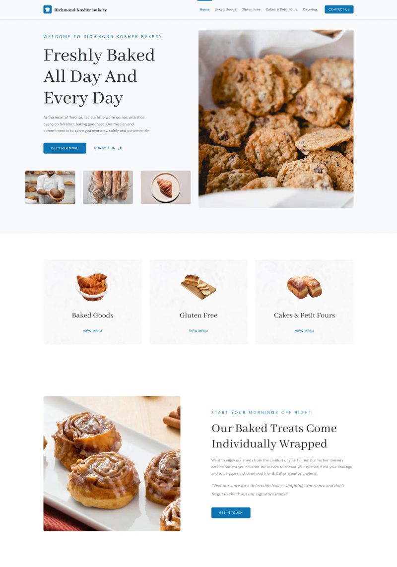 Richmond Kosher Bakery screenshot