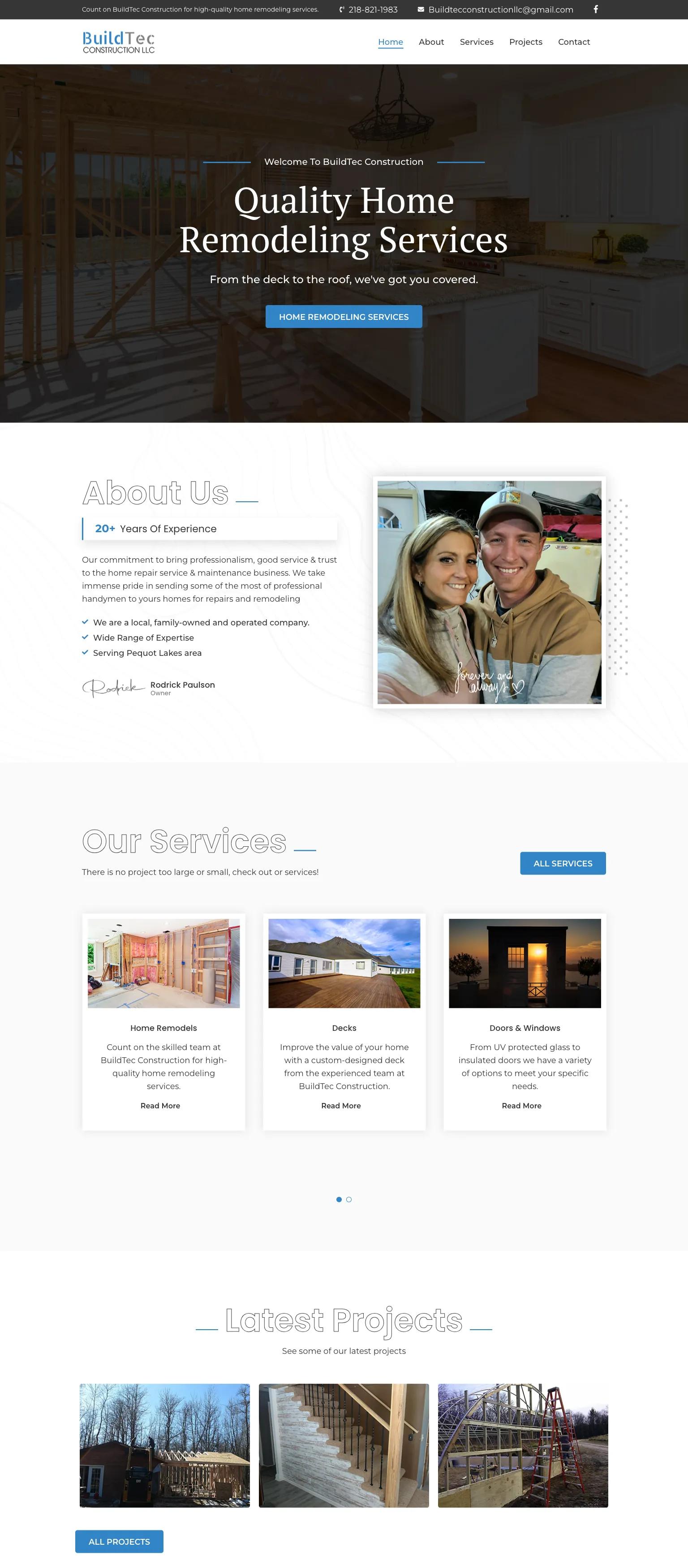 Buildtec Construction screenshot