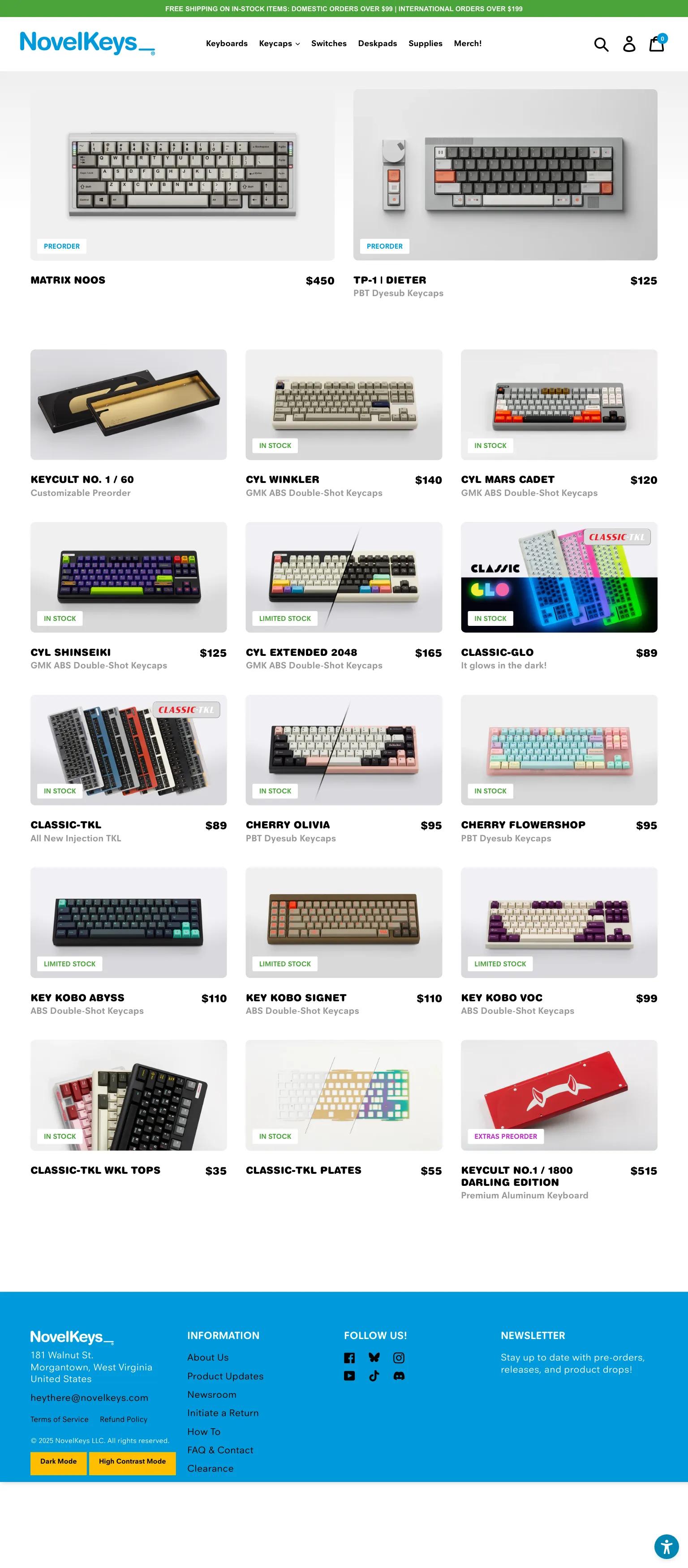 NovelKeys screenshot