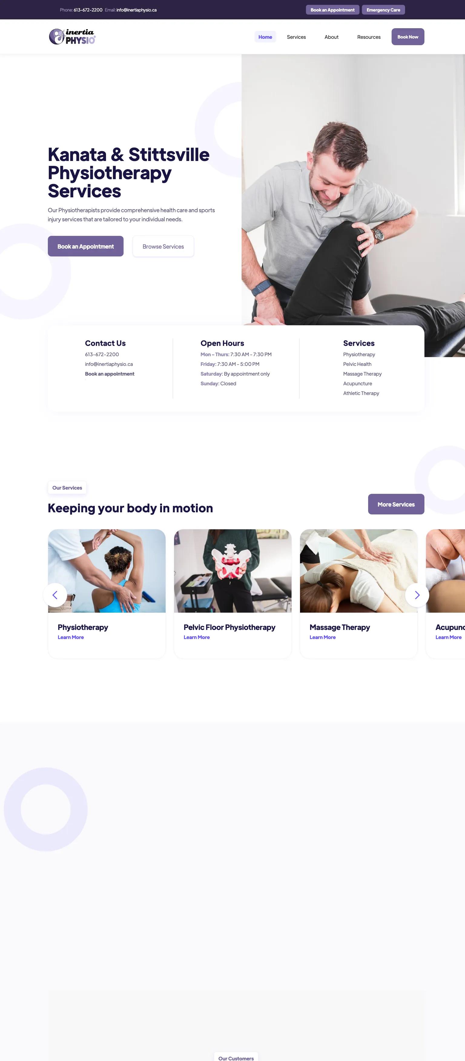 Inertia Physio screenshot