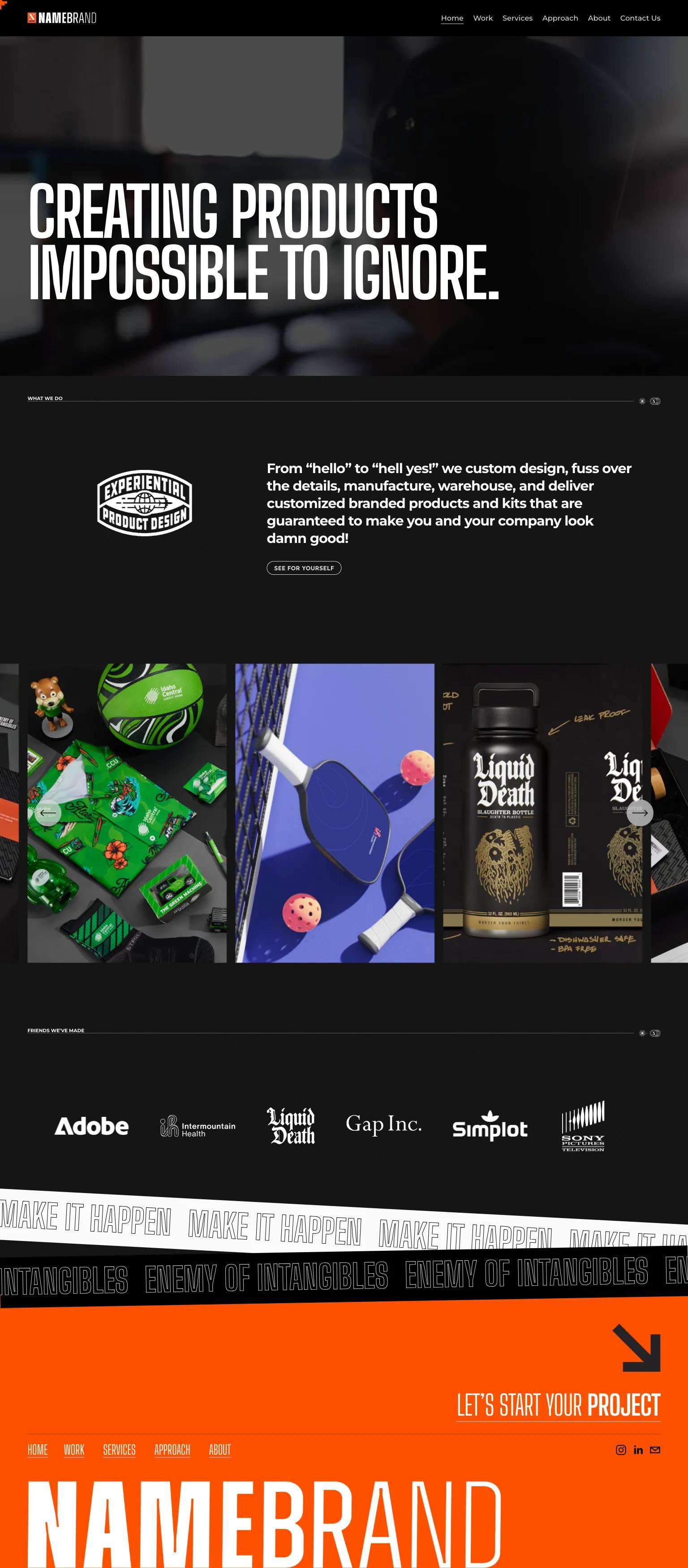 Namebrand screenshot