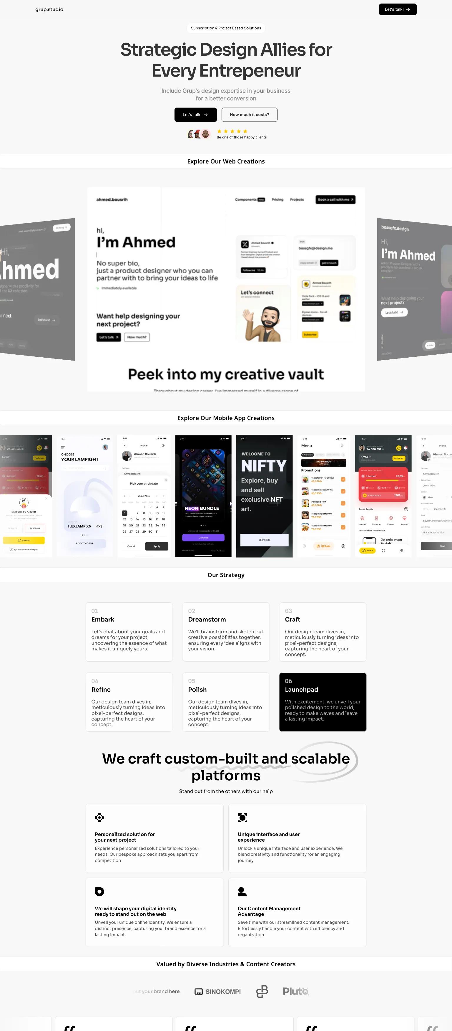 Grup Studio screenshot