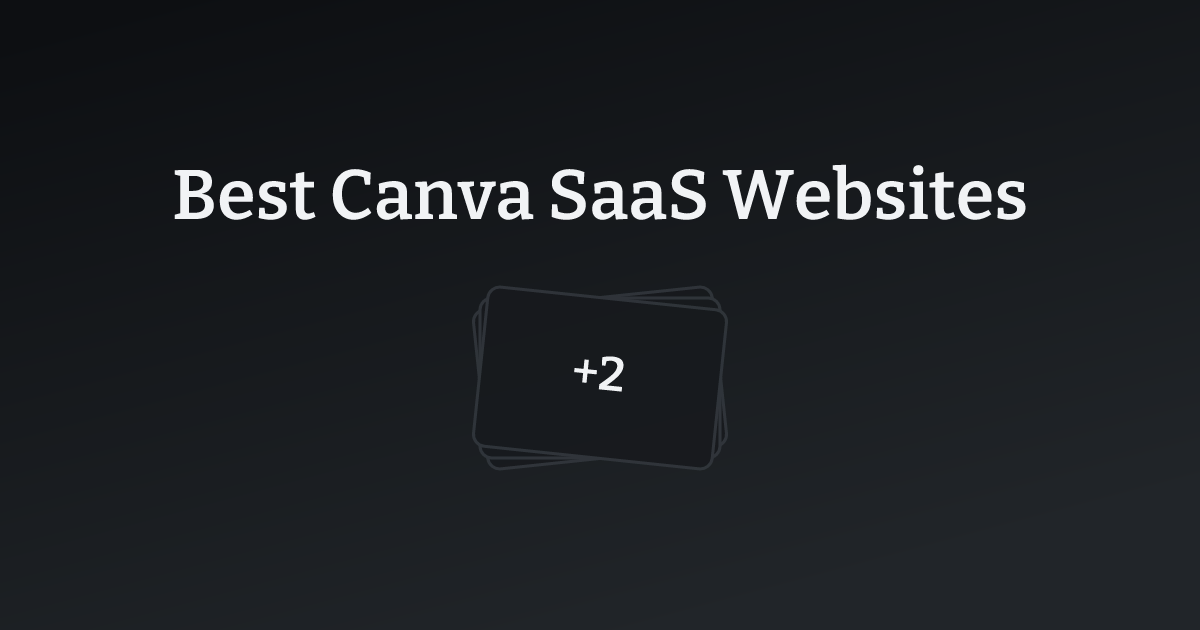 Best Canva SaaS Websites with count