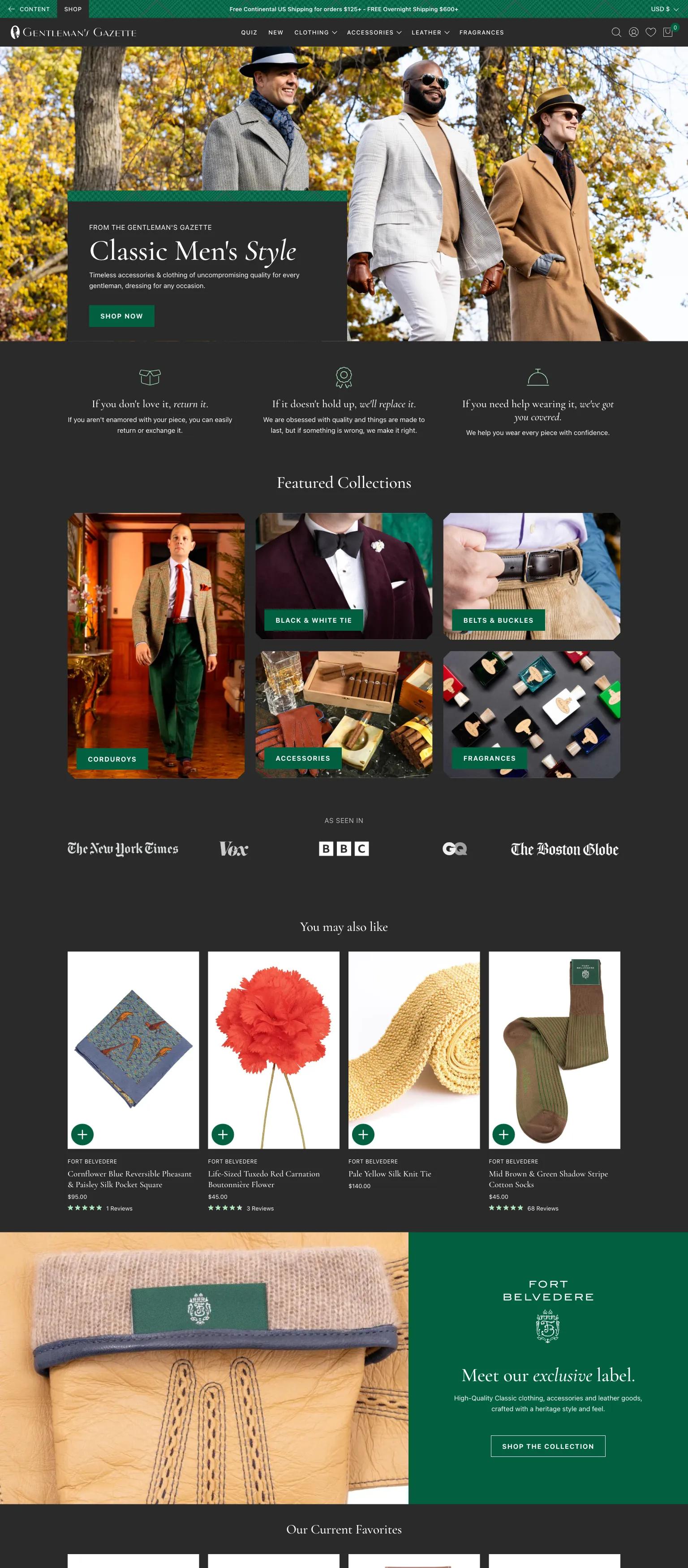 Gentleman's Gazette screenshot