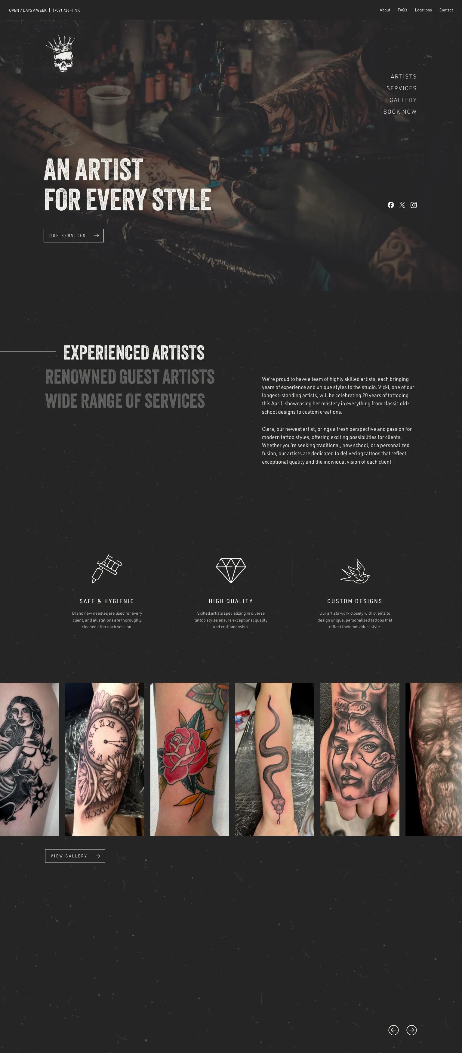 Elite Tattoo Studios screenshot