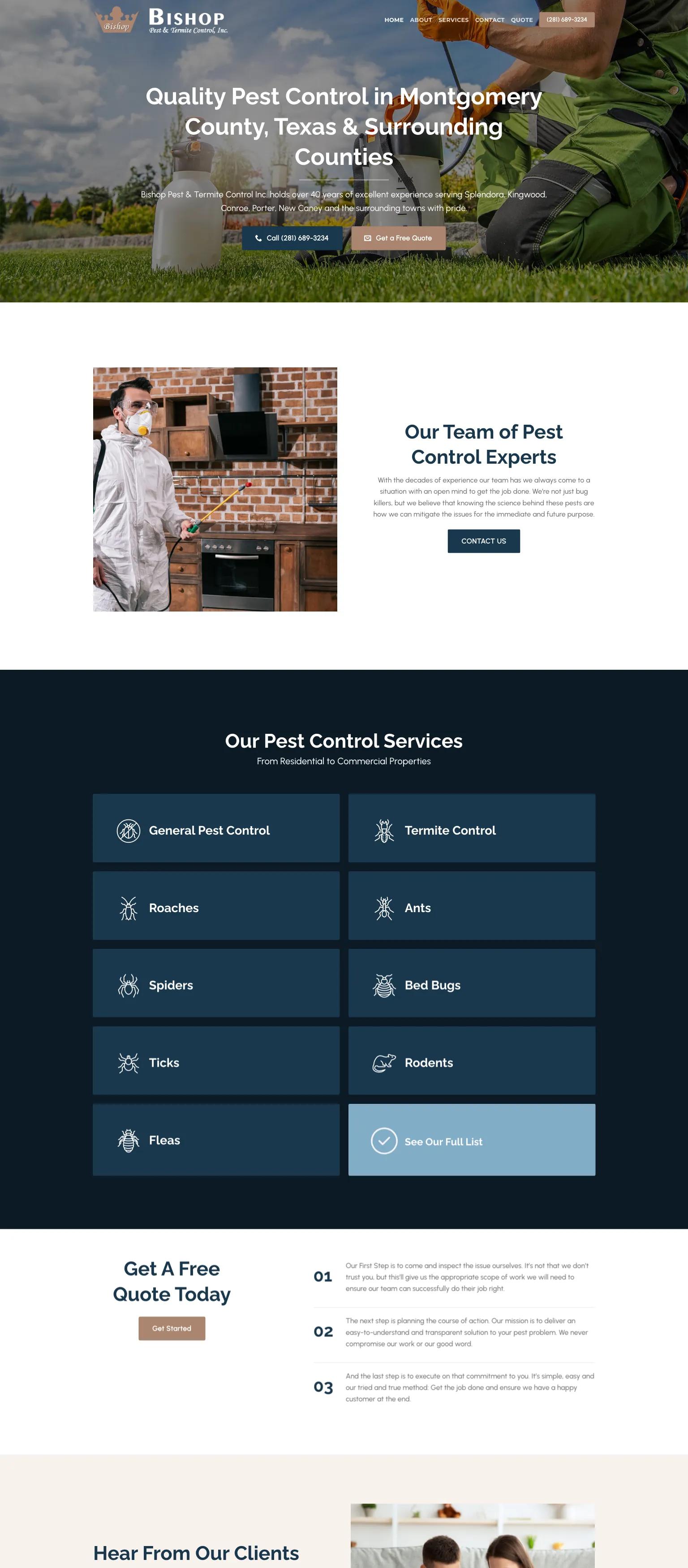 Bishop Pest Control screenshot