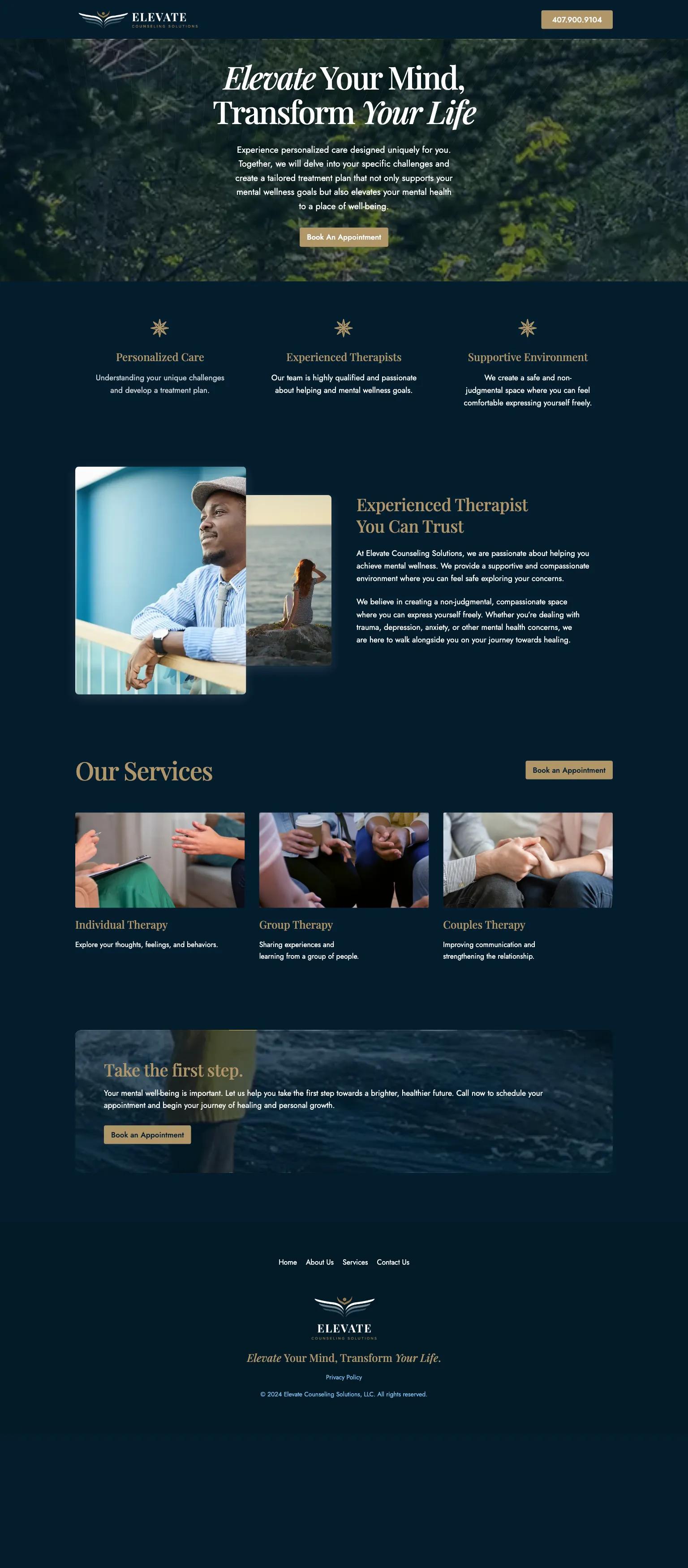 Elevate Counseling screenshot