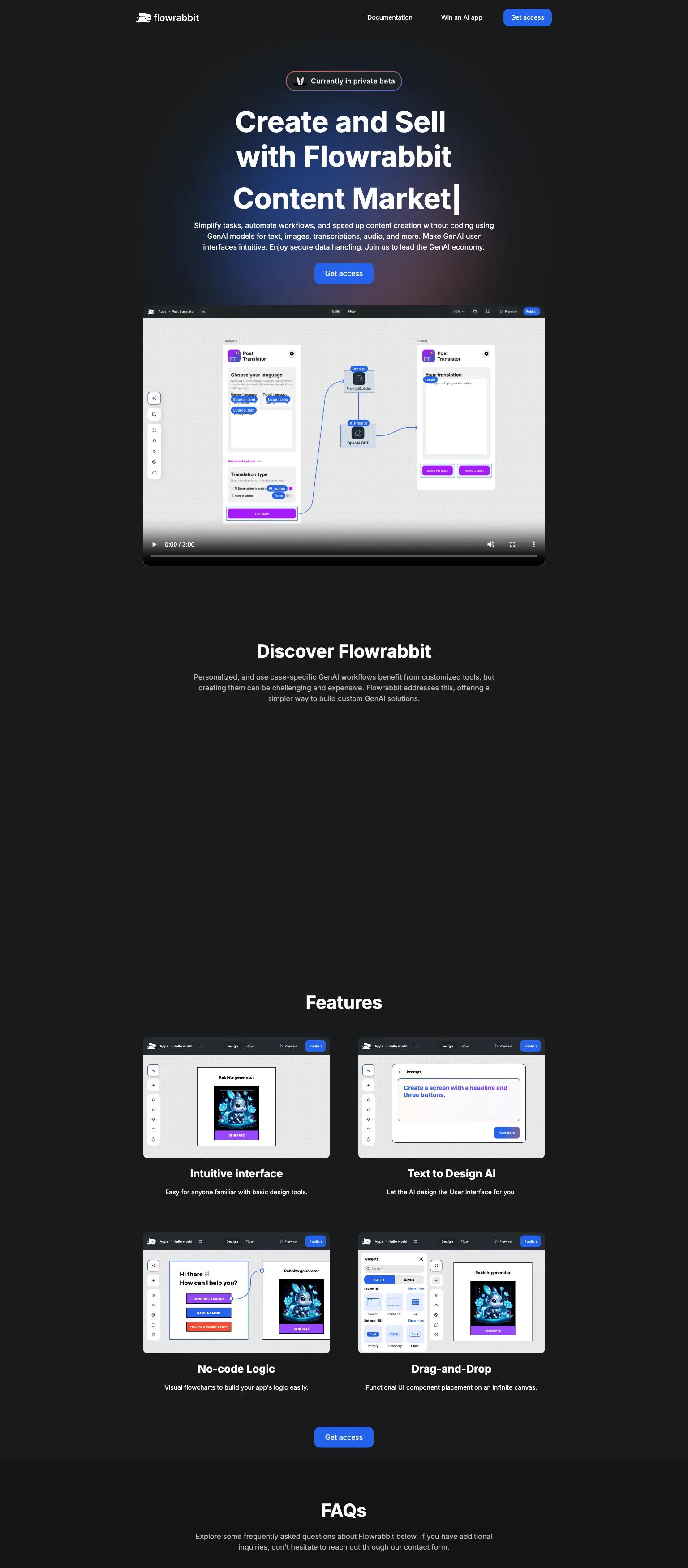 Flowrabbit screenshot