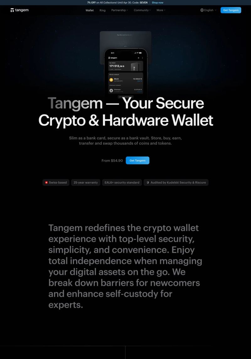 Tangem screenshot