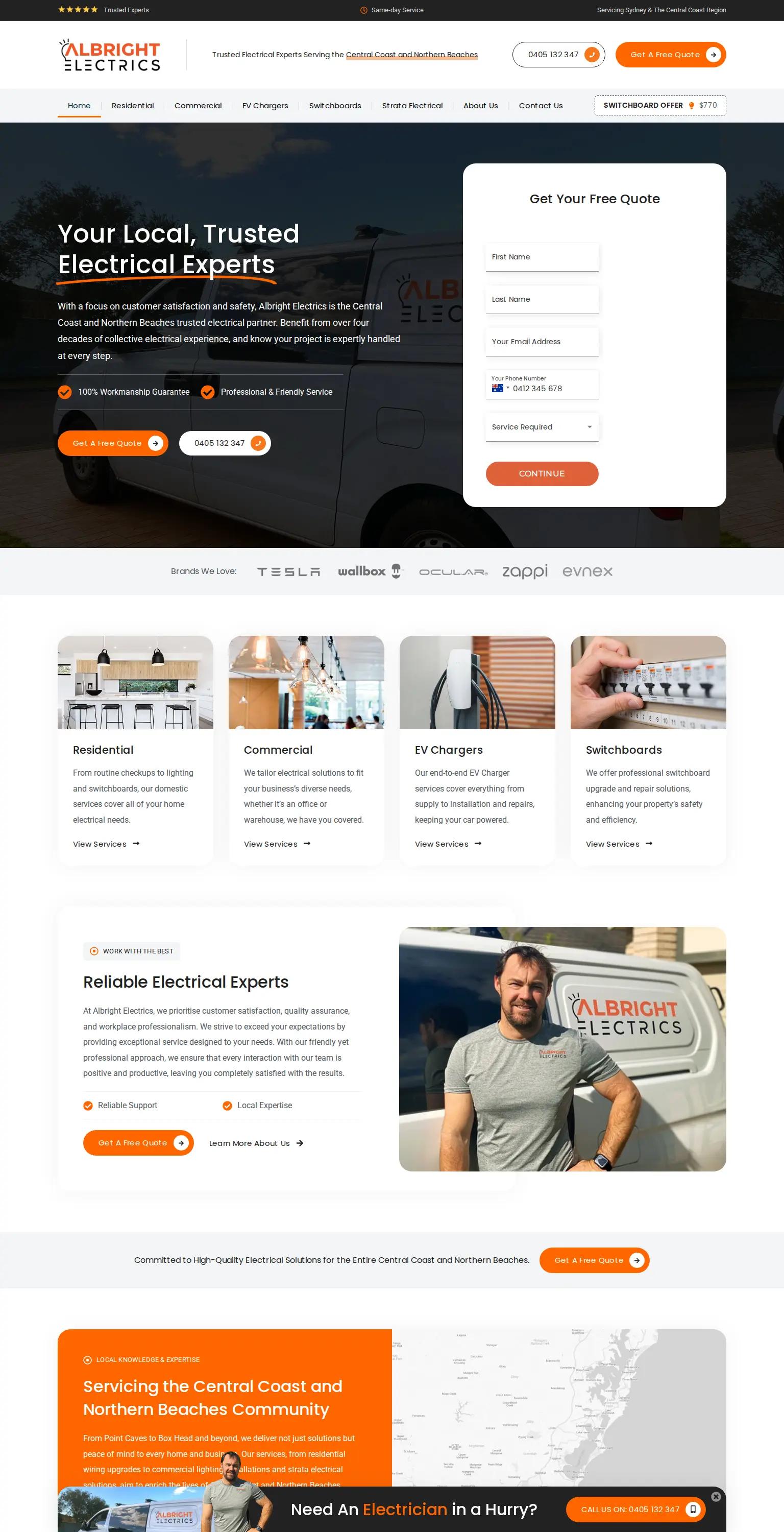 Albright Electrics screenshot