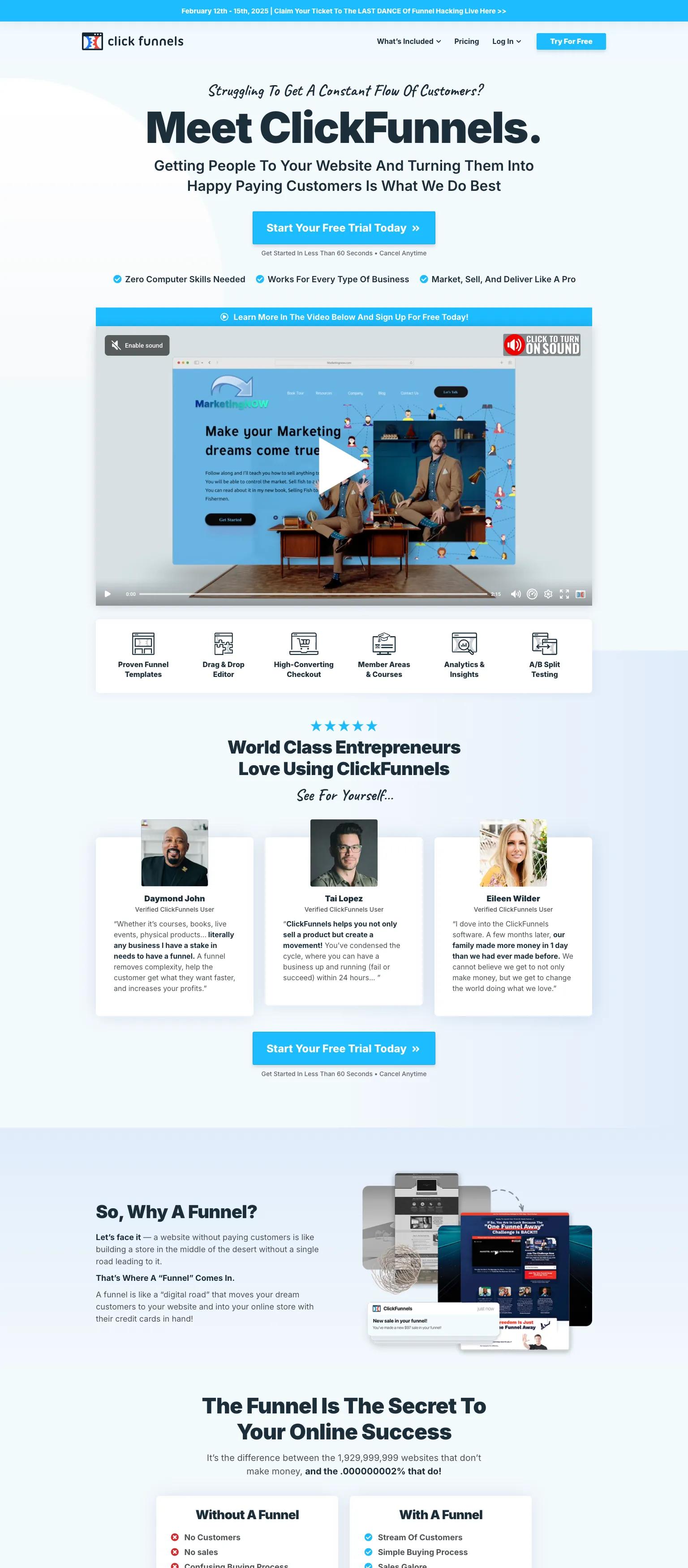 ClickFunnels 2.0 screenshot