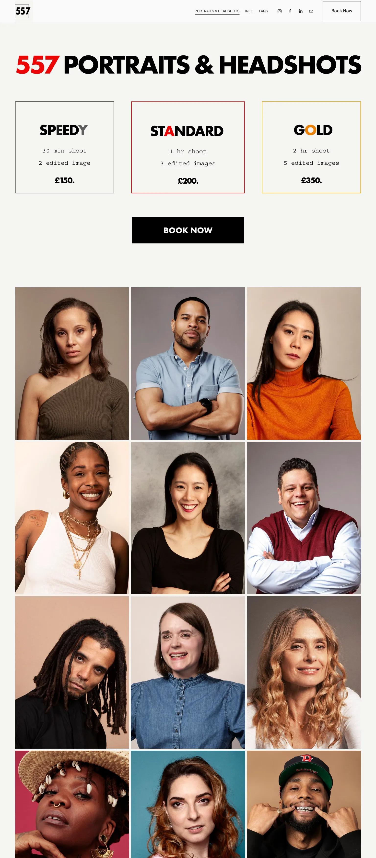 557 Photography screenshot