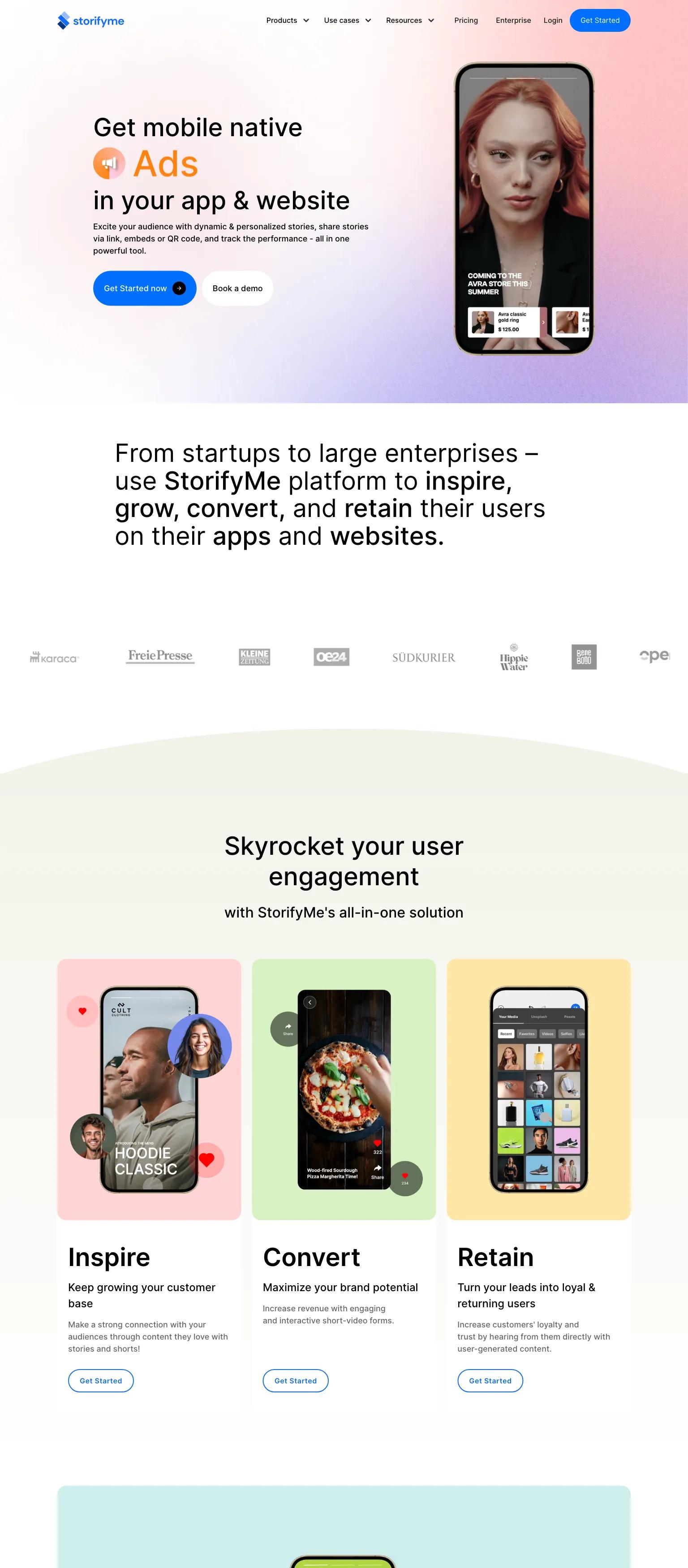 StorifyMe screenshot