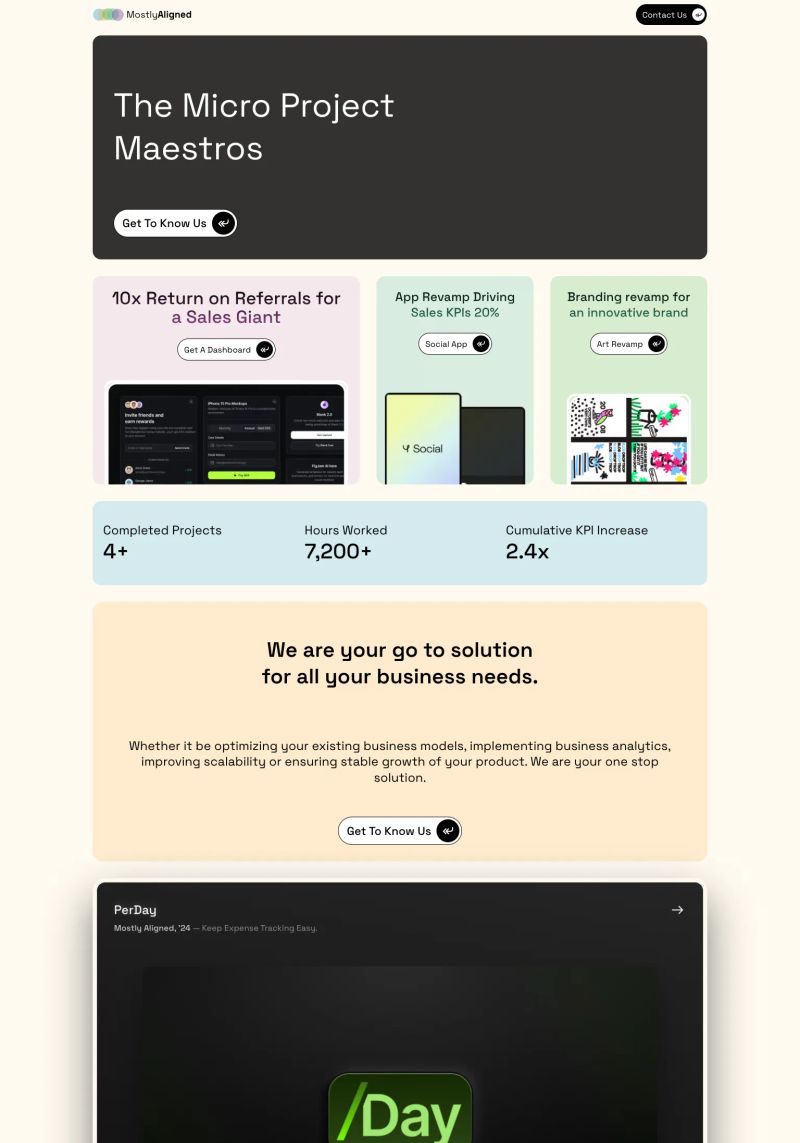 The Micro Project Maestros screenshot