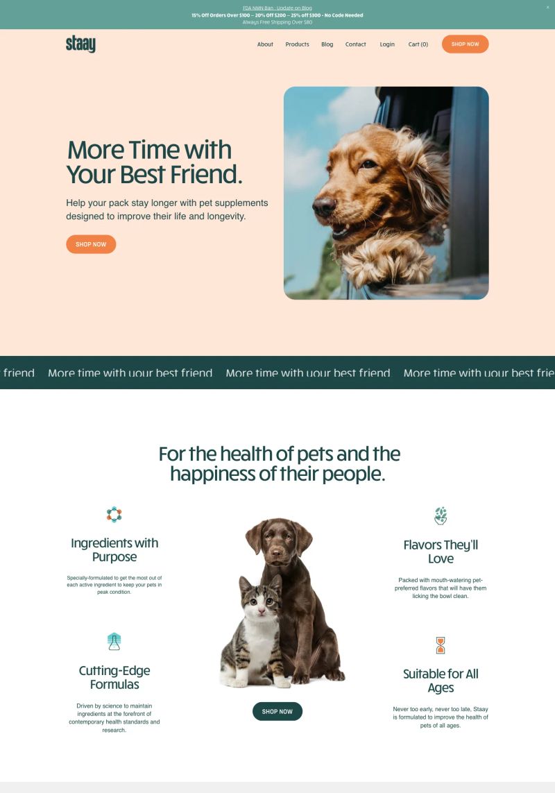 Staay: Pet Supplements screenshot