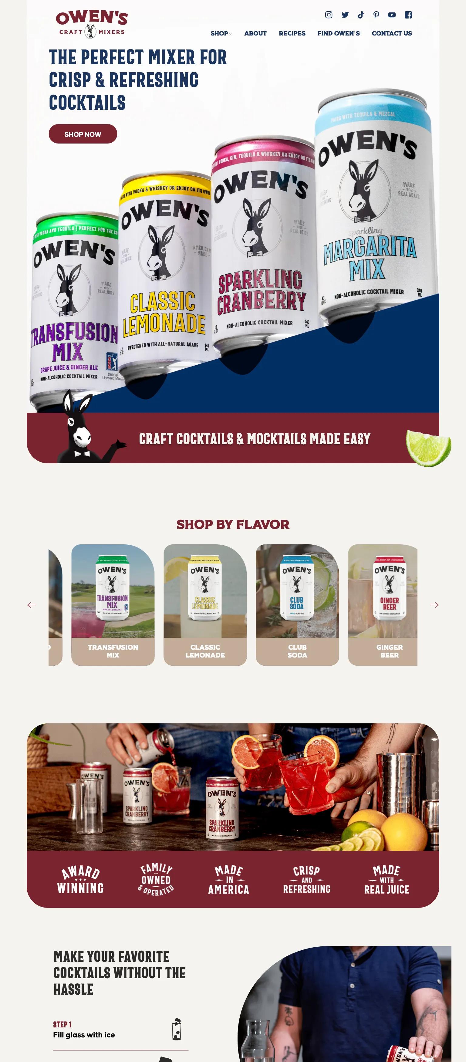 Owen's Mixers screenshot