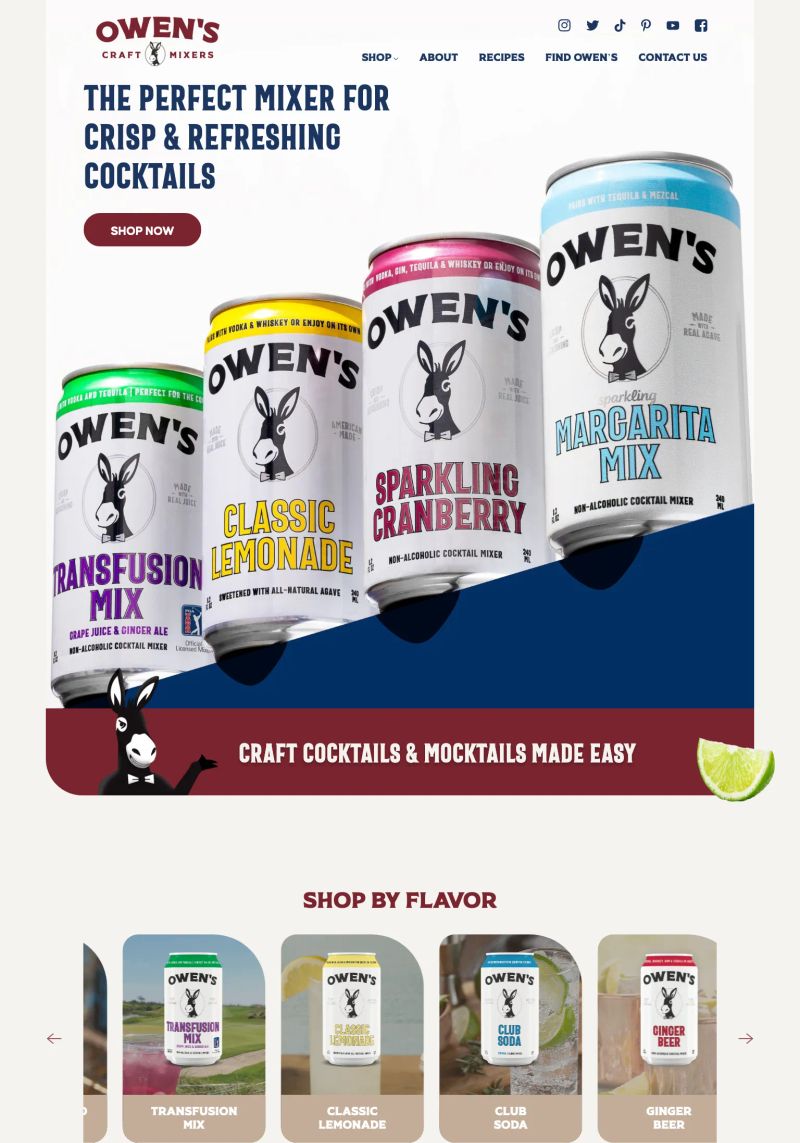 Owen's Mixers screenshot