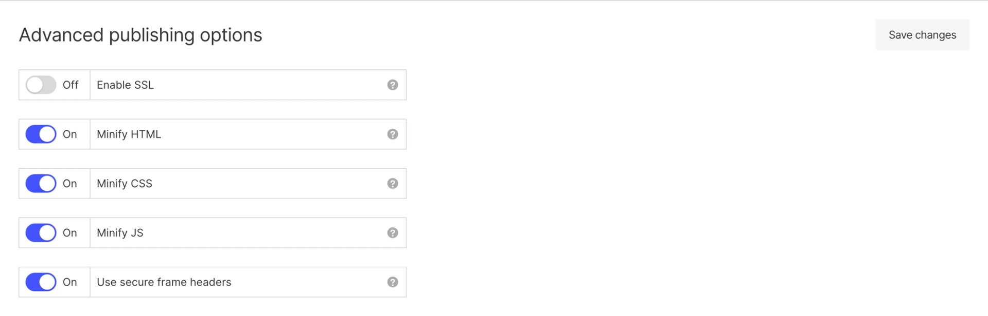 SSL disabled on Webflow