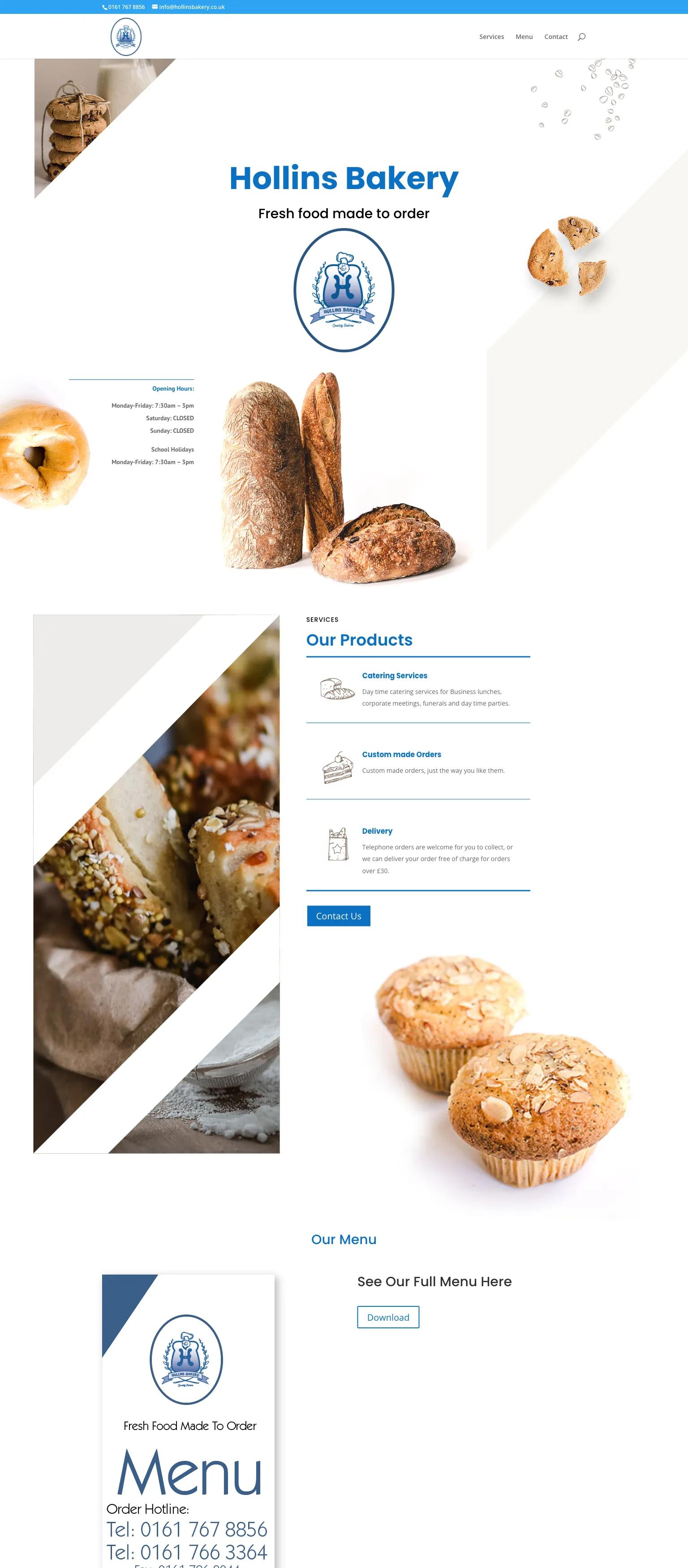 Hollins Bakery screenshot