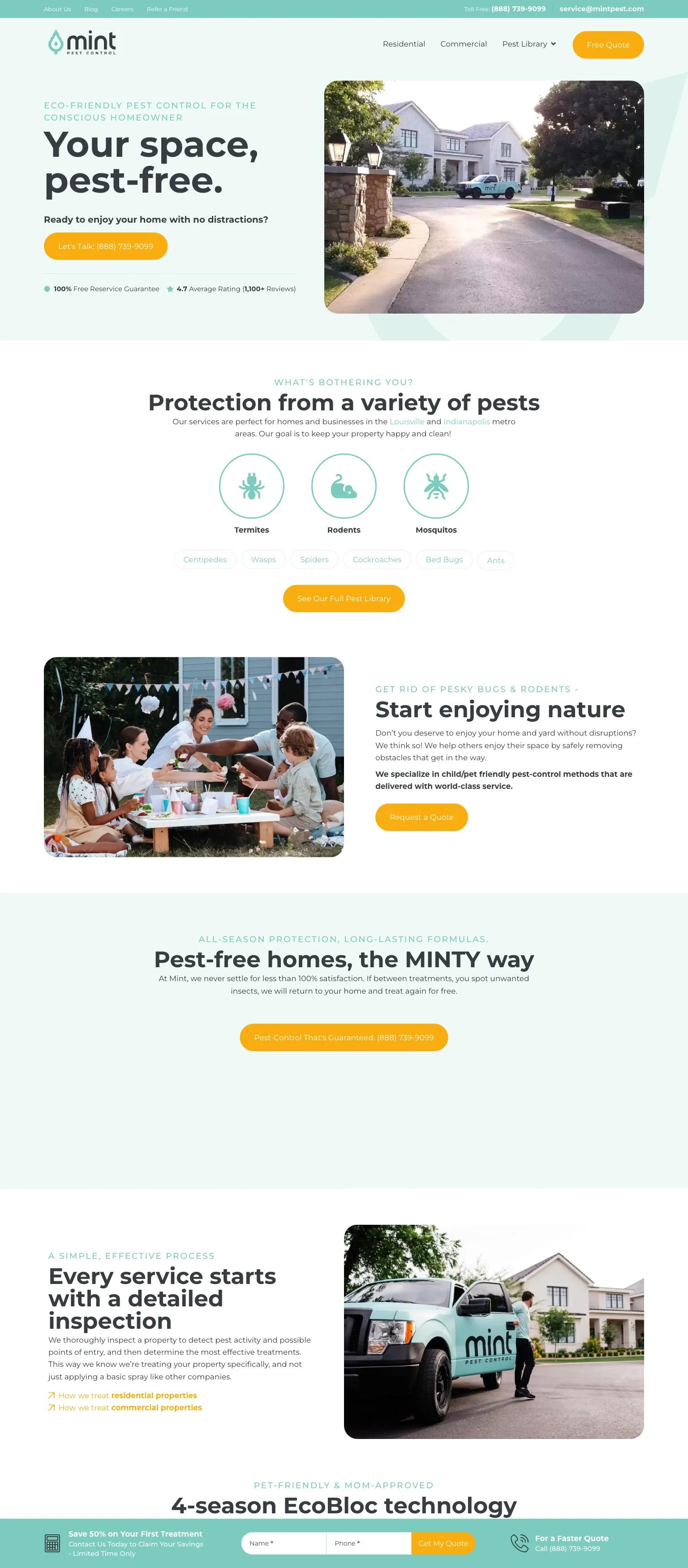 Mint Pest Control screenshot