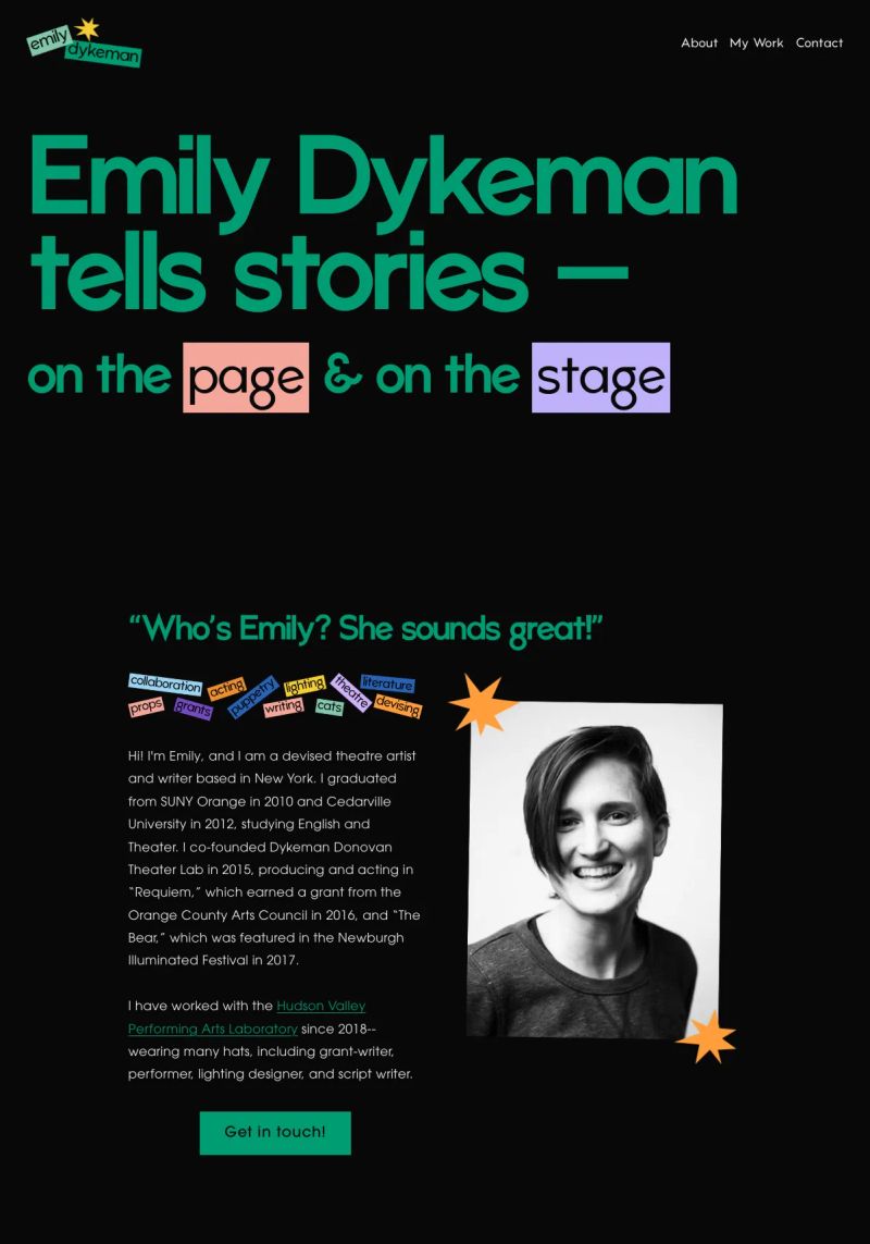Emily Dykeman screenshot