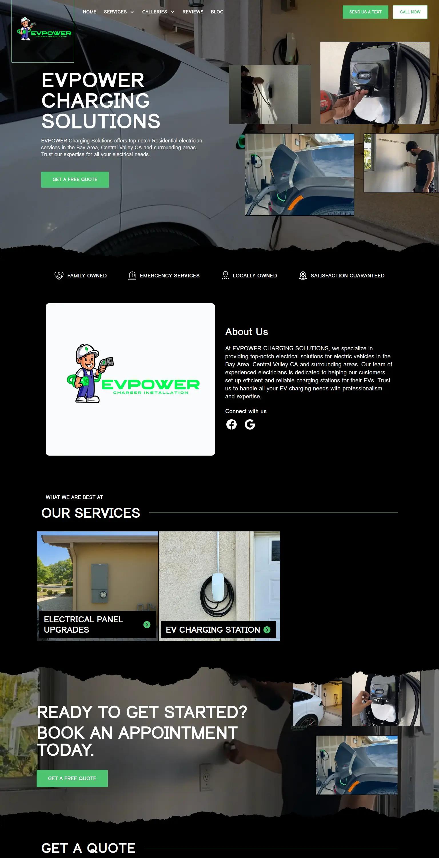 EVPOWER CHARGING SOLUTIONS screenshot