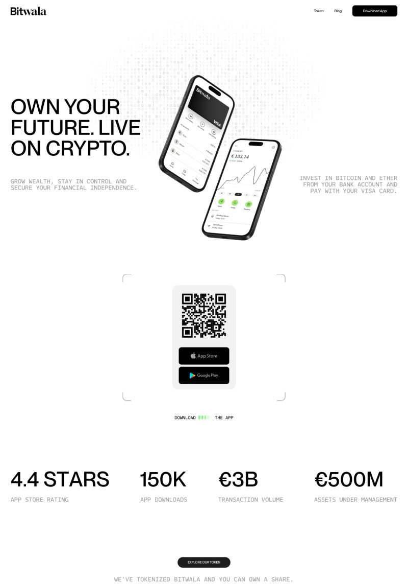 Bitwala screenshot