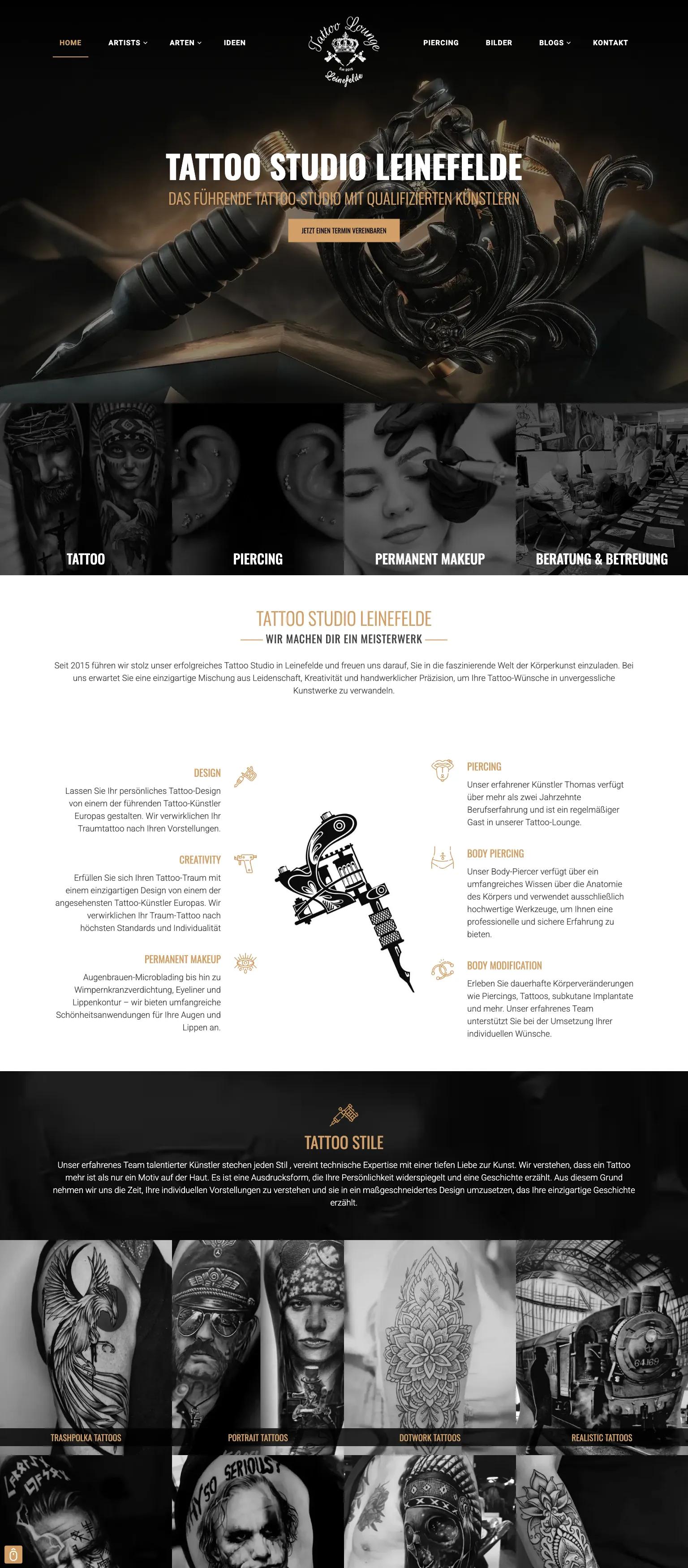Tattoo Studio Leinefelde screenshot